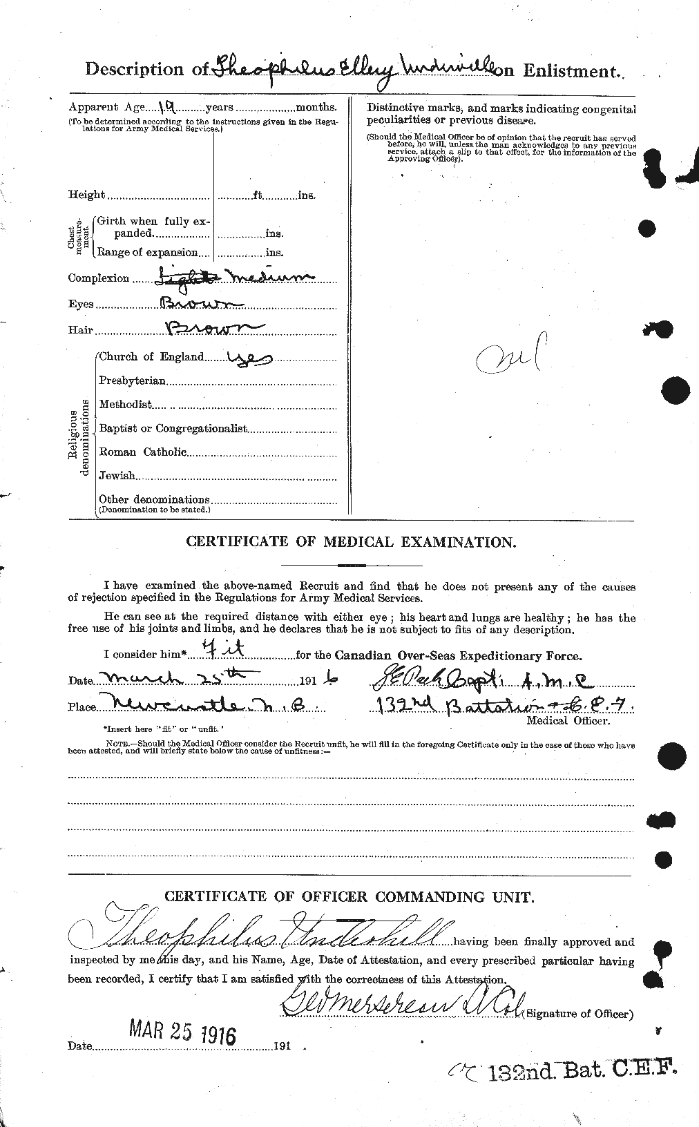 Personnel Records of the First World War - CEF 647116b