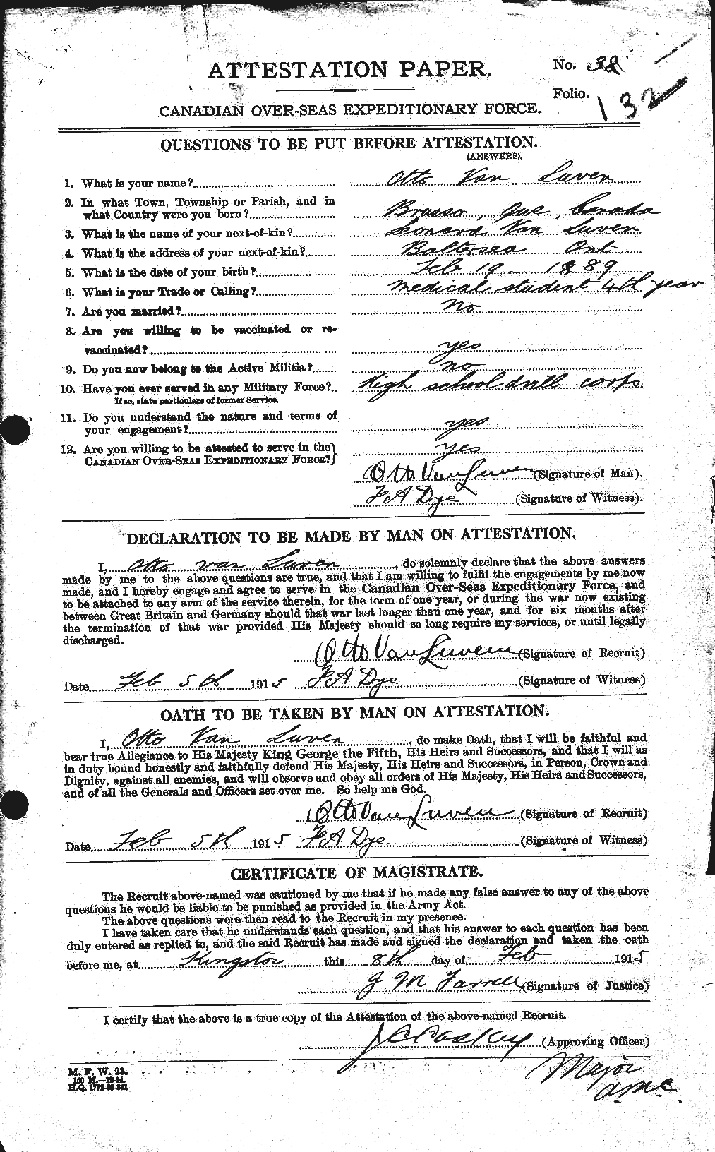 Personnel Records of the First World War - CEF 647587a