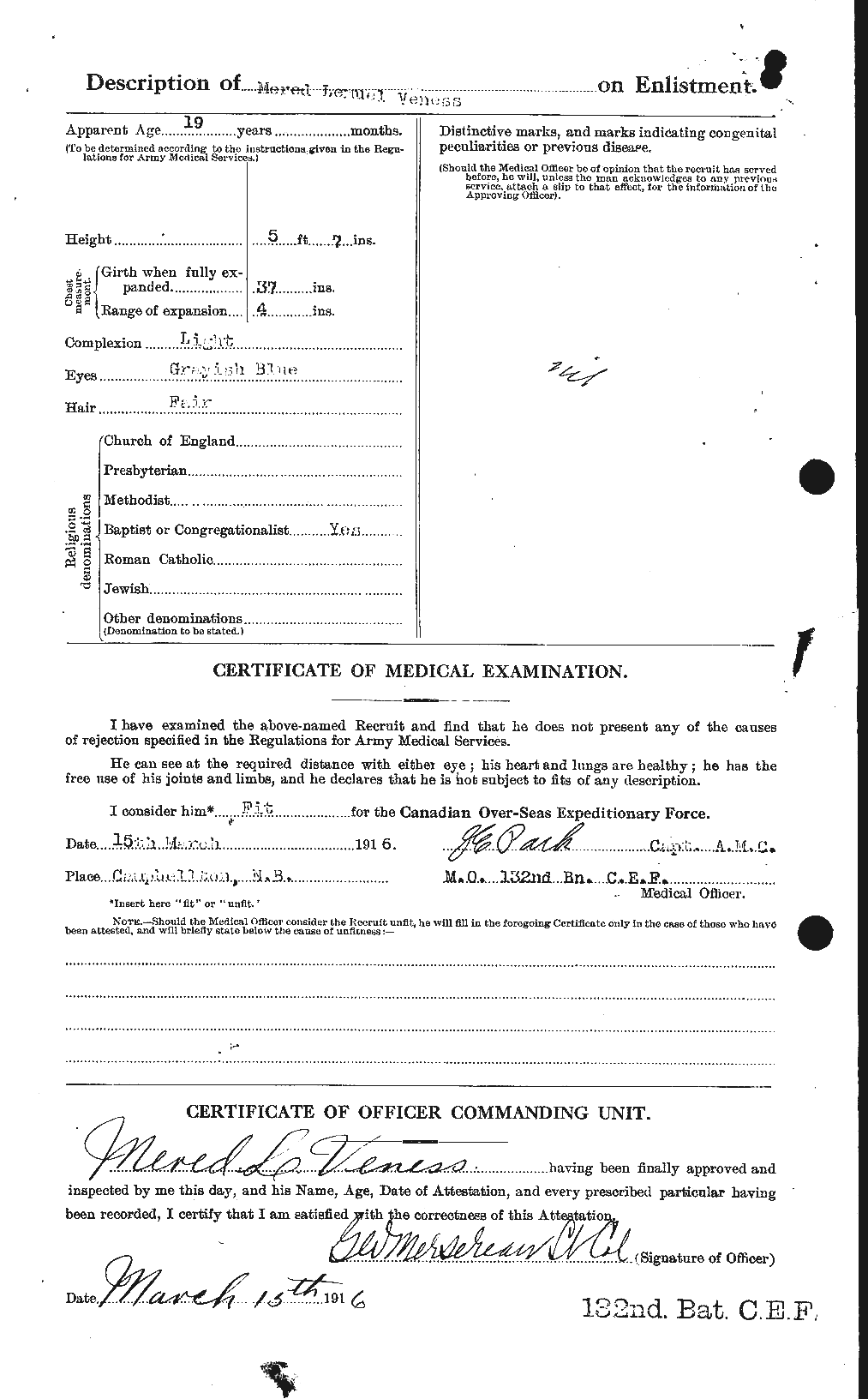 Personnel Records of the First World War - CEF 649271b