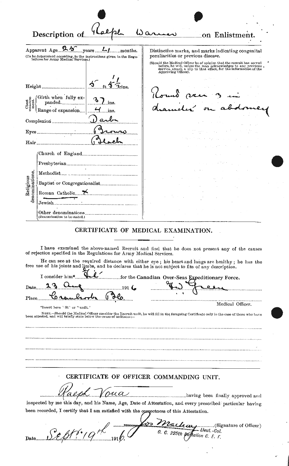Personnel Records of the First World War - CEF 650749b