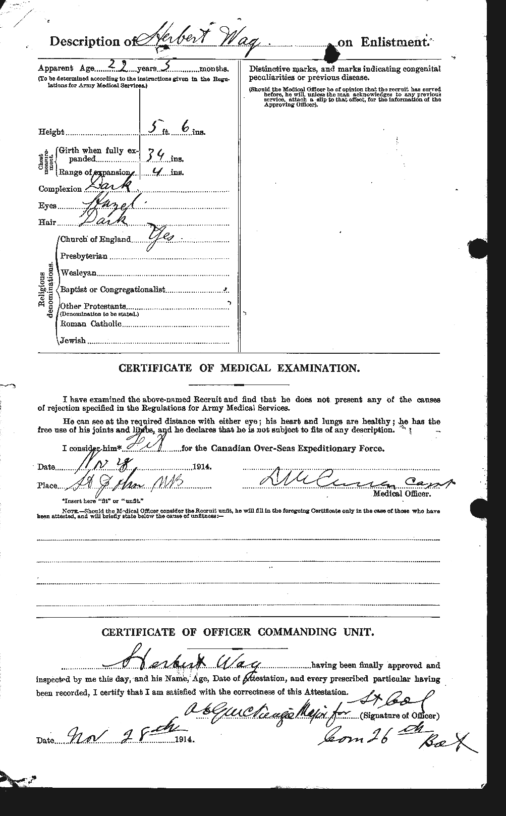 Personnel Records of the First World War - CEF 651476b