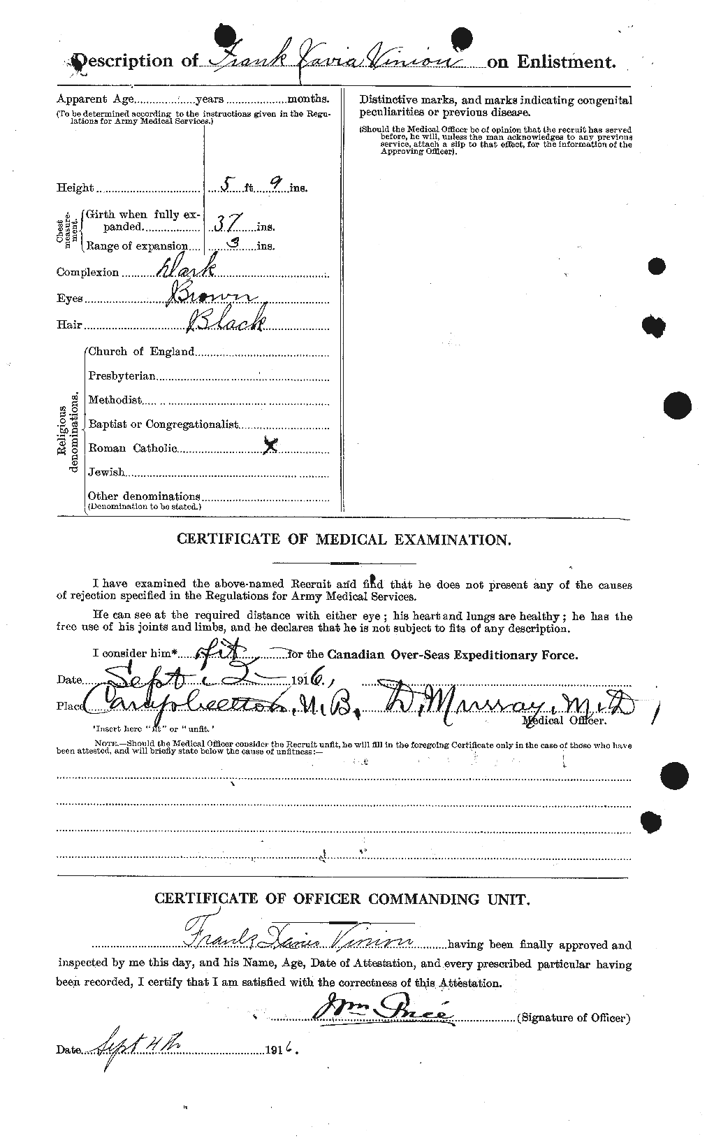 Personnel Records of the First World War - CEF 652367b