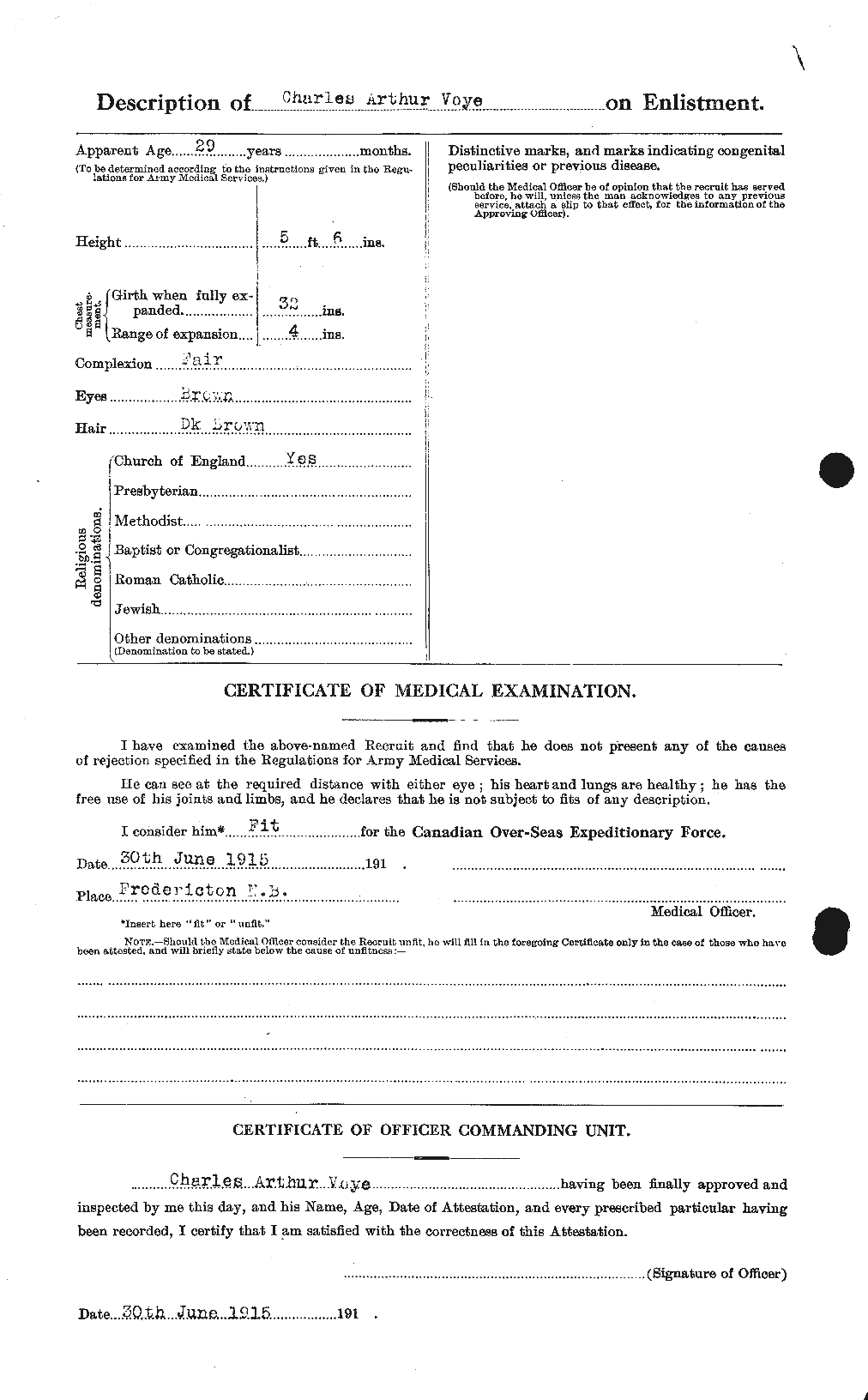 Personnel Records of the First World War - CEF 652480b