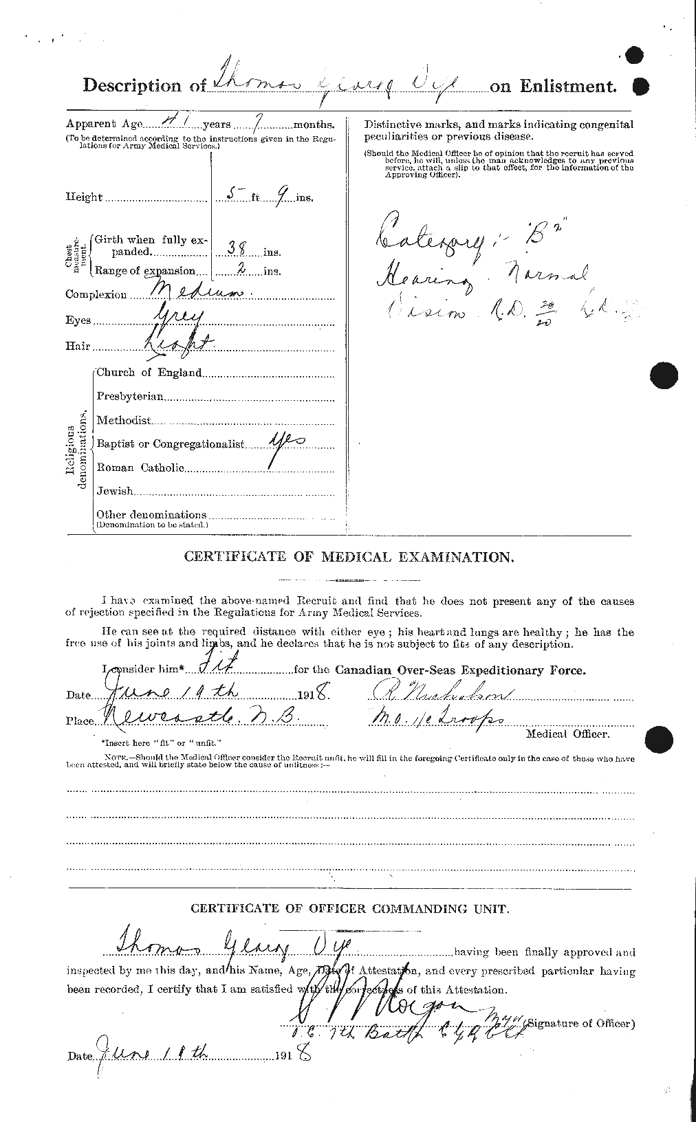 Personnel Records of the First World War - CEF 652580b