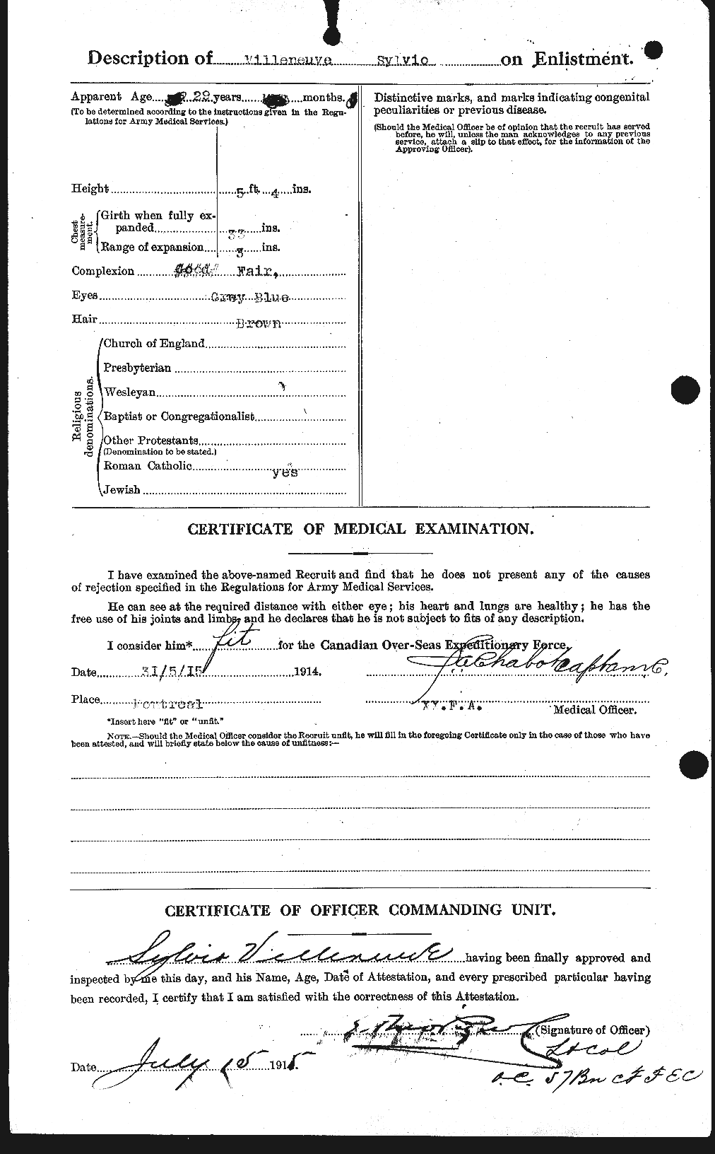 Personnel Records of the First World War - CEF 653884b