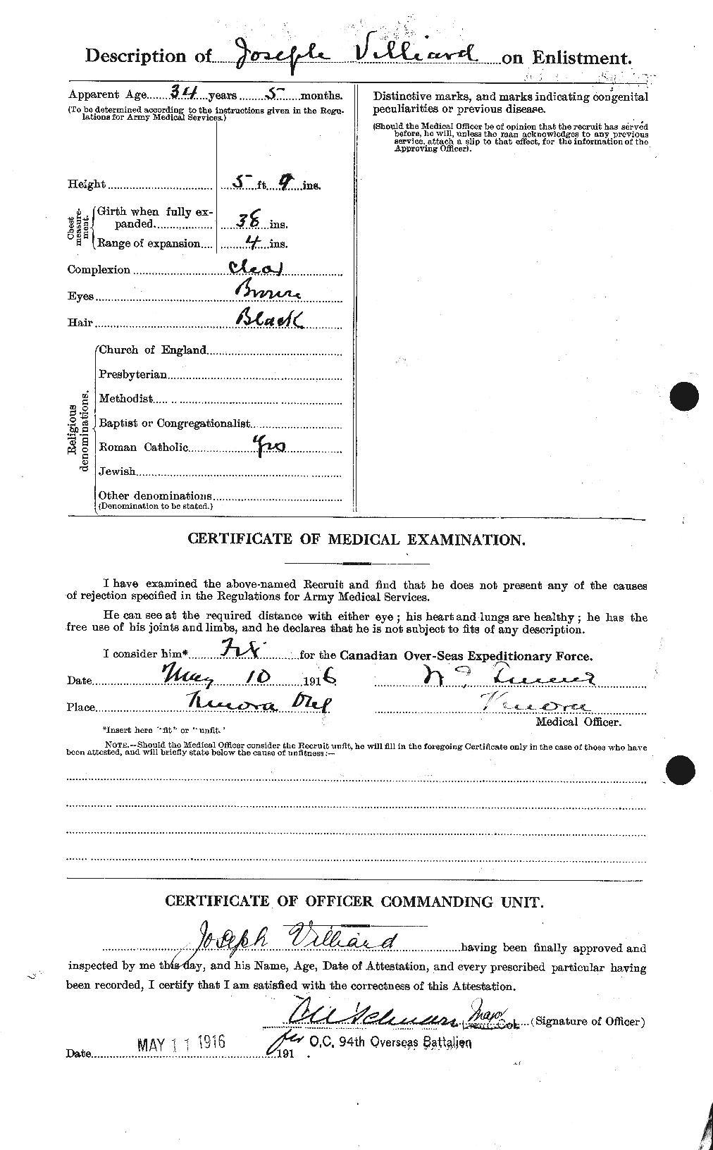 Personnel Records of the First World War - CEF 653899b