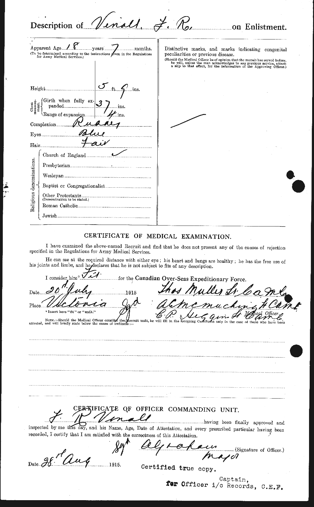 Personnel Records of the First World War - CEF 653914b