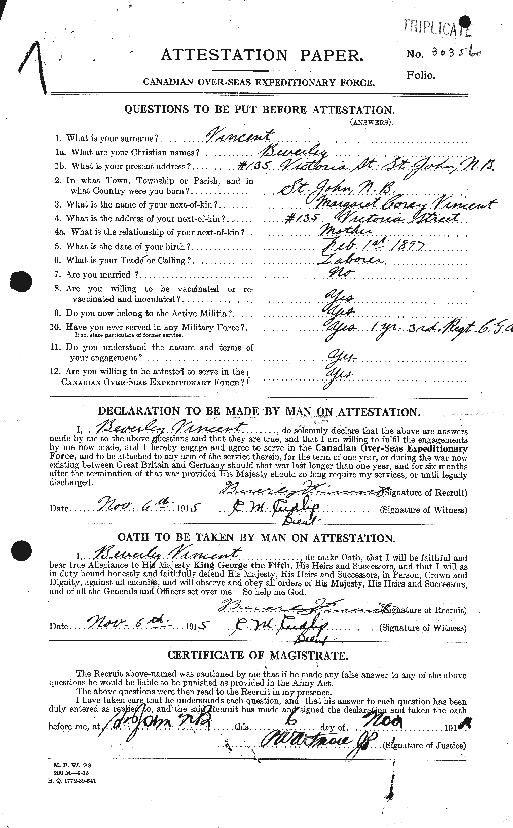 Personnel Records of the First World War - CEF 653979a