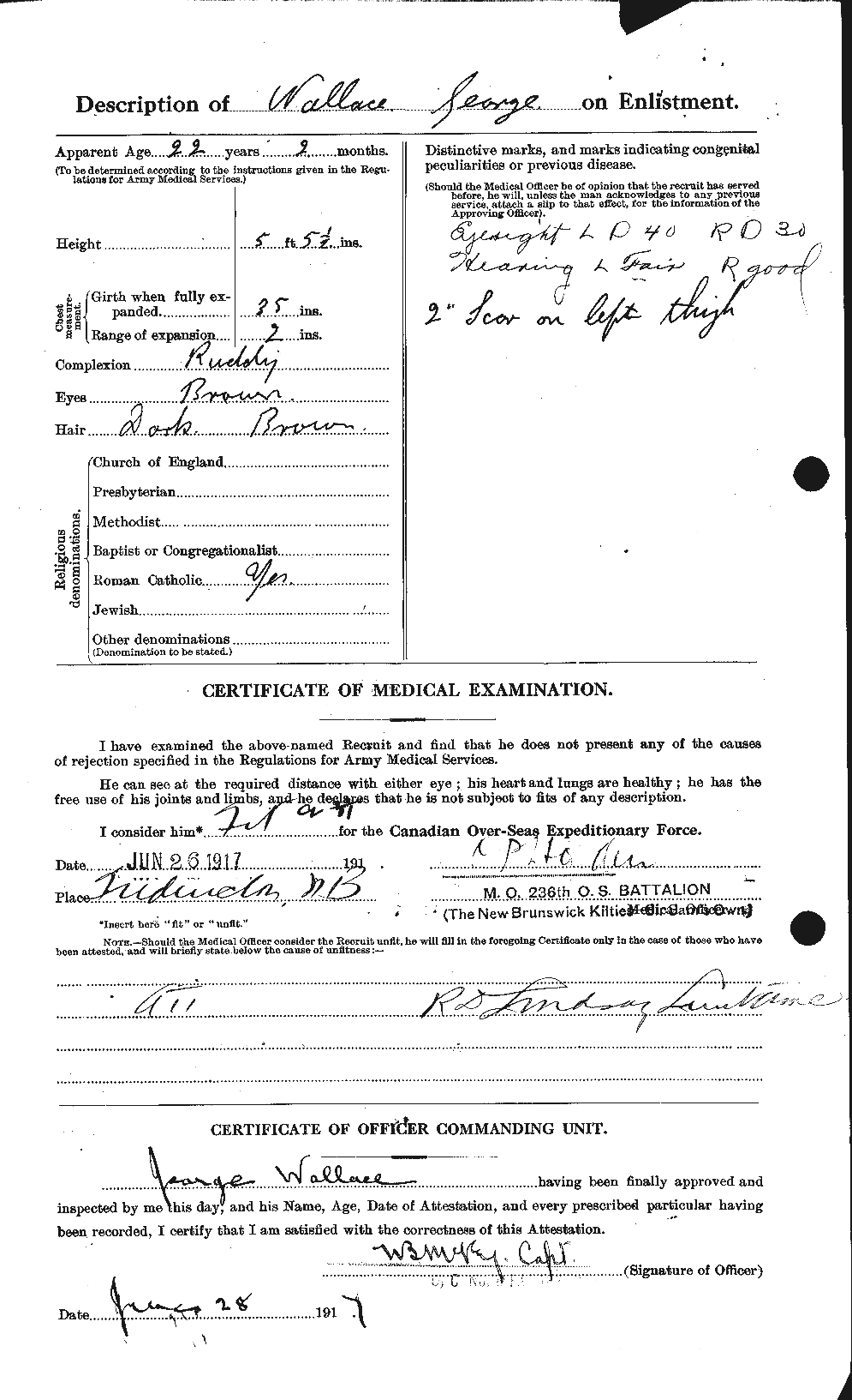 Personnel Records of the First World War - CEF 654450b