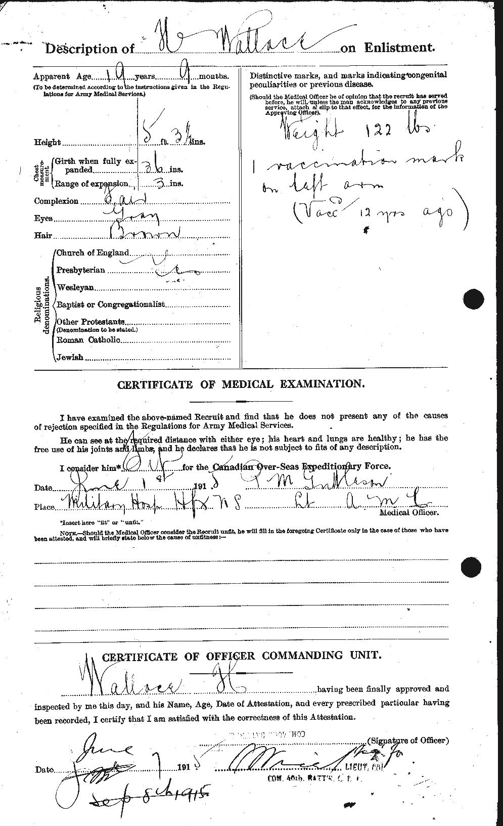 Personnel Records of the First World War - CEF 654472b