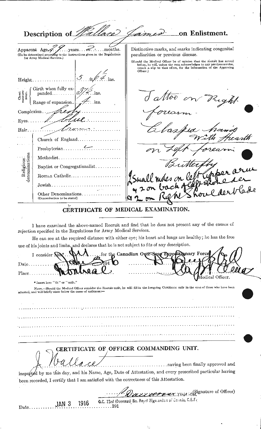 Personnel Records of the First World War - CEF 654543b