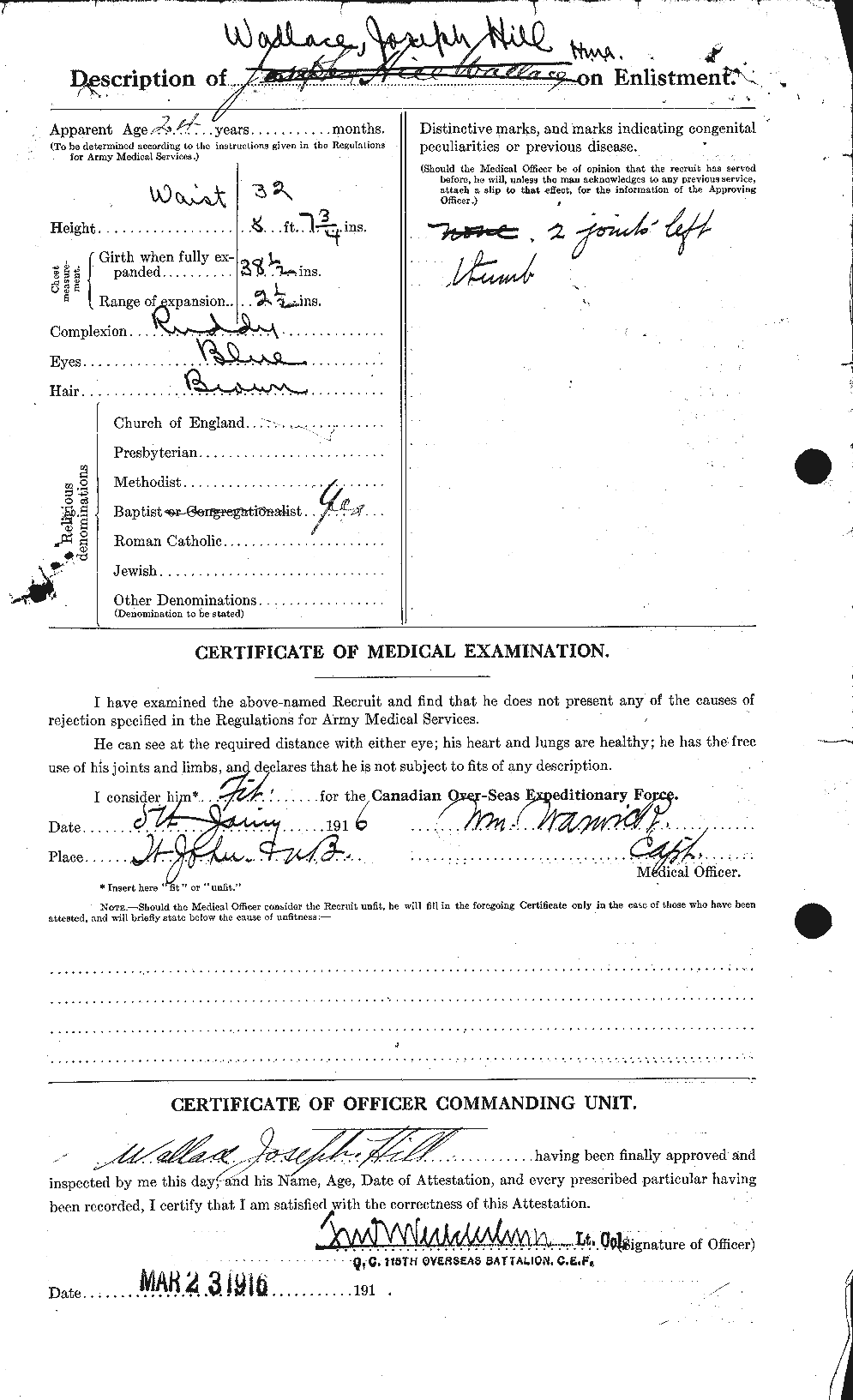 Personnel Records of the First World War - CEF 654659b