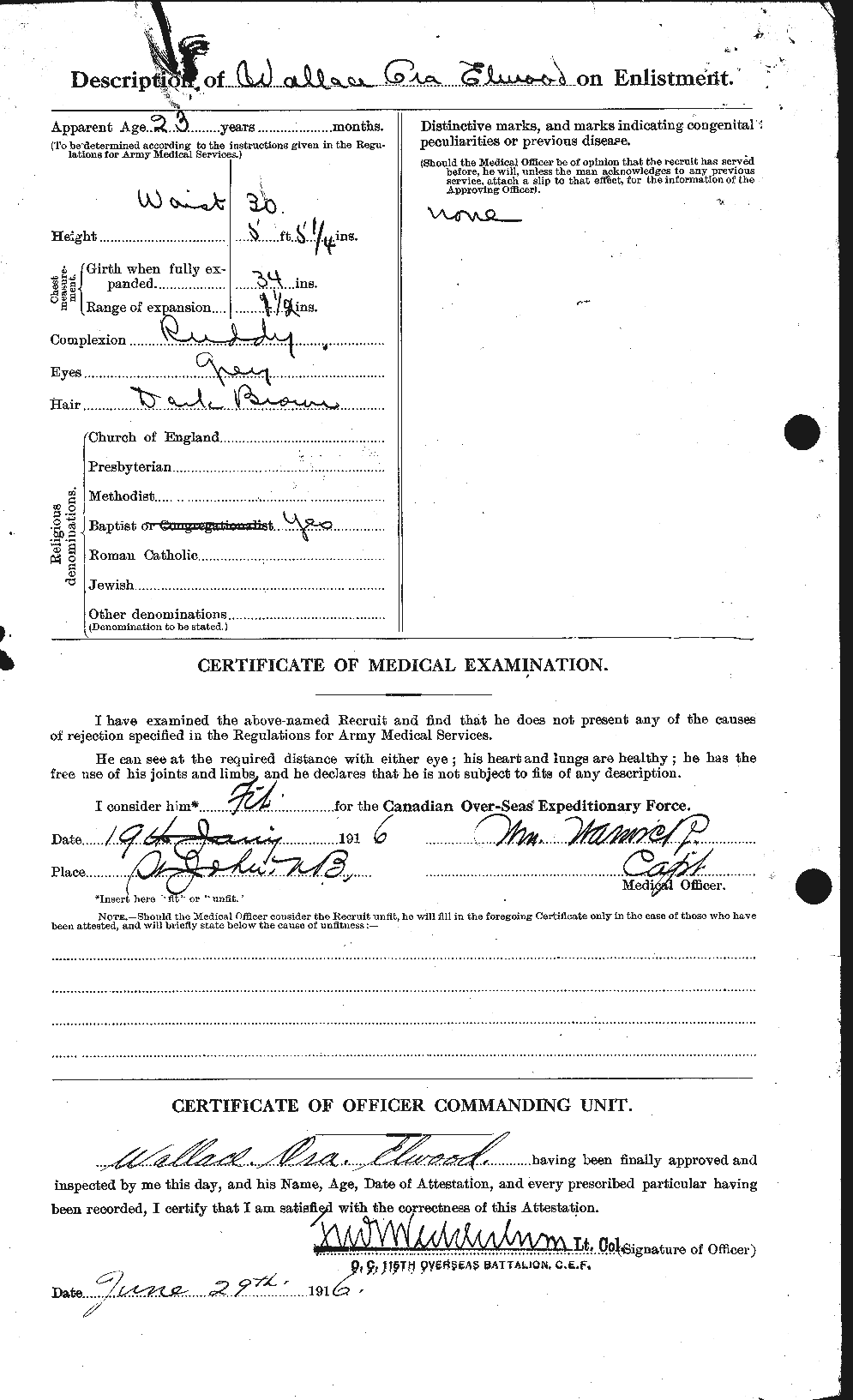 Personnel Records of the First World War - CEF 654687b