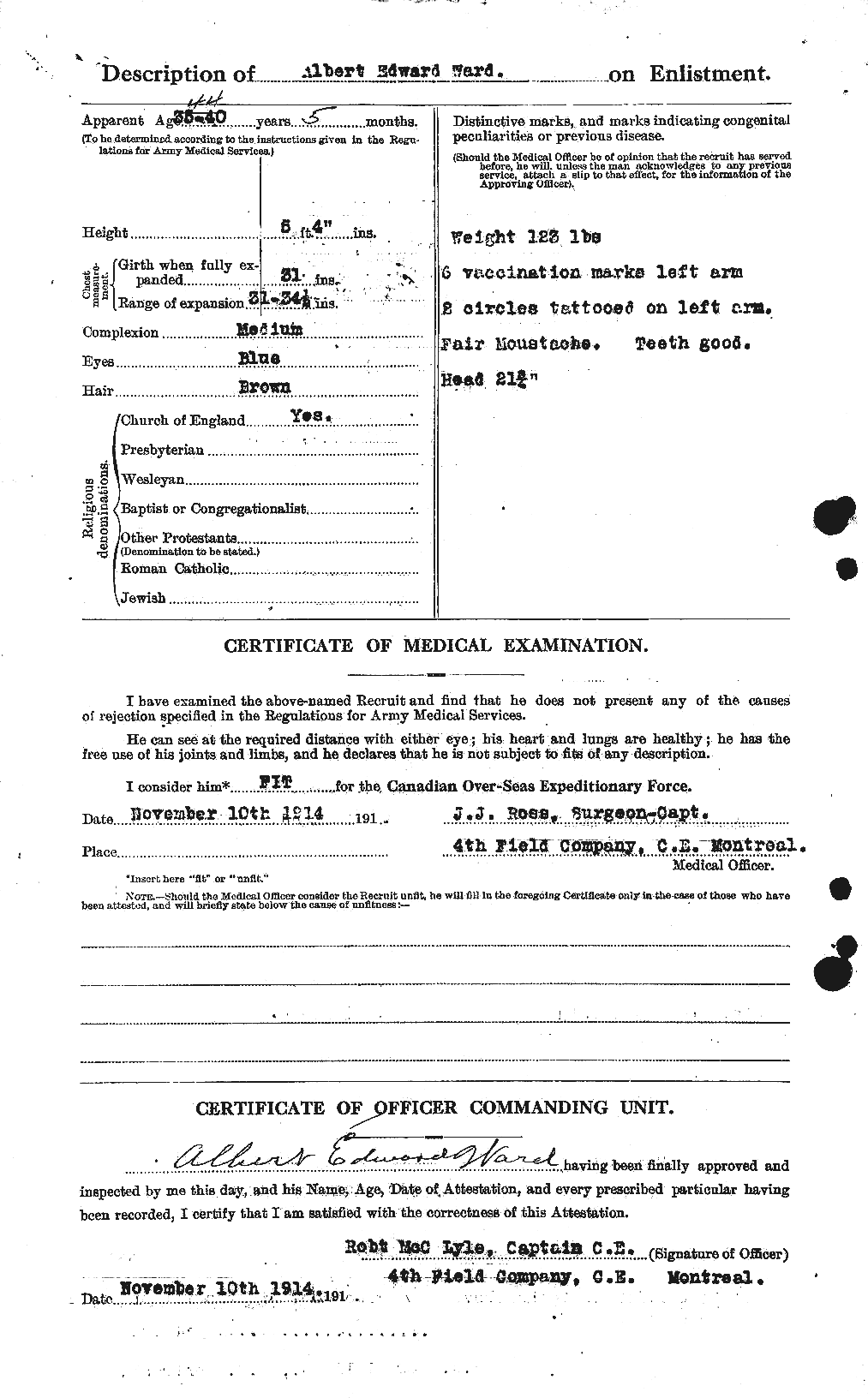Personnel Records of the First World War - CEF 655093b