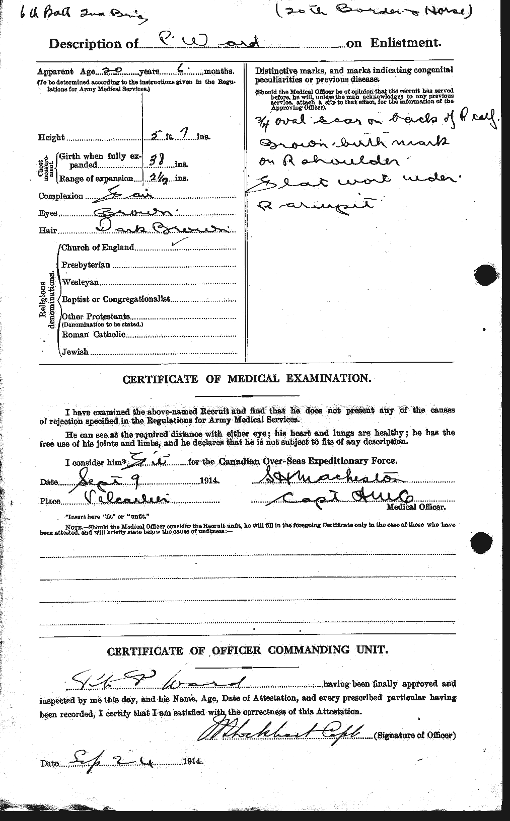 Personnel Records of the First World War - CEF 655102b