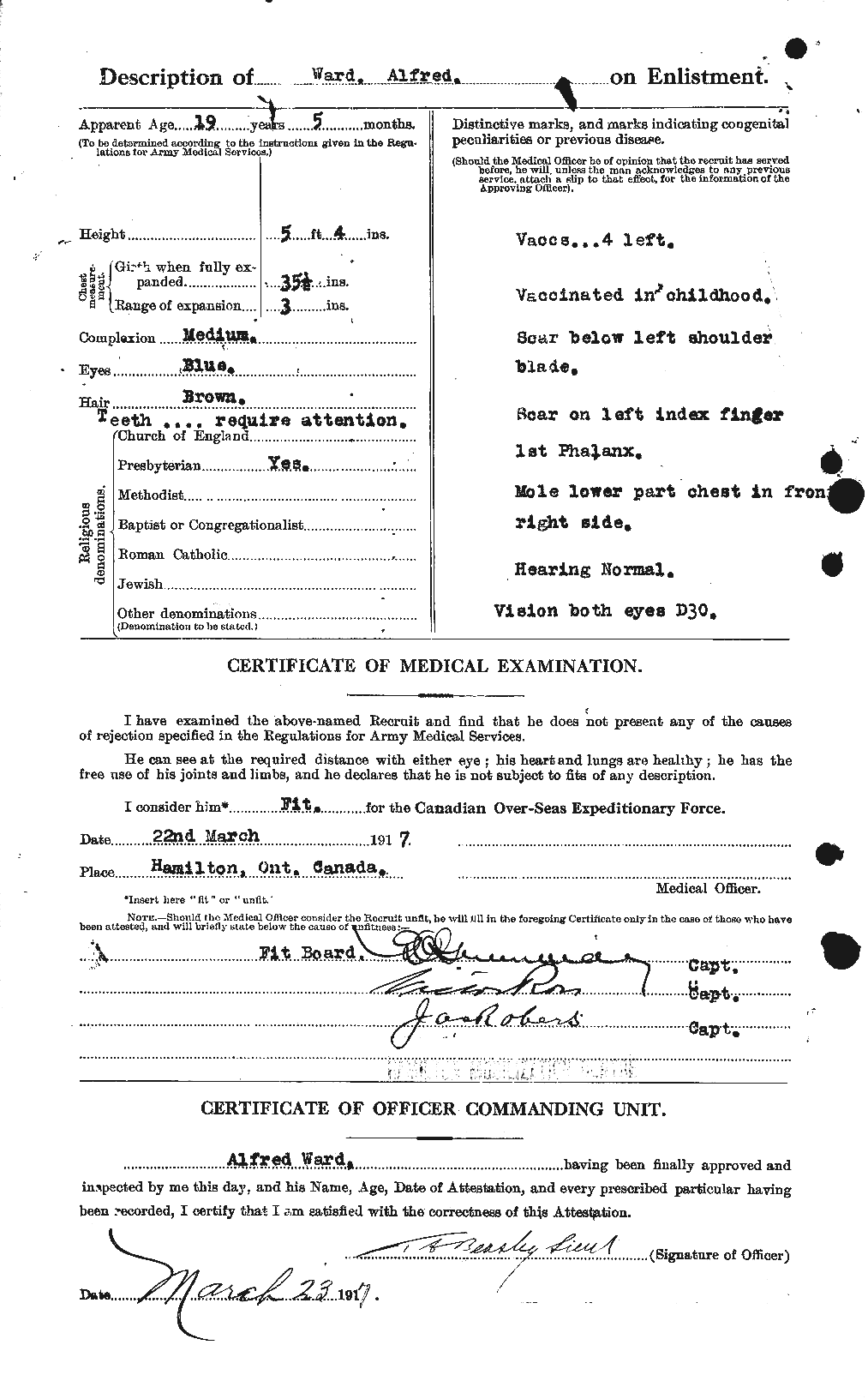 Personnel Records of the First World War - CEF 655114b