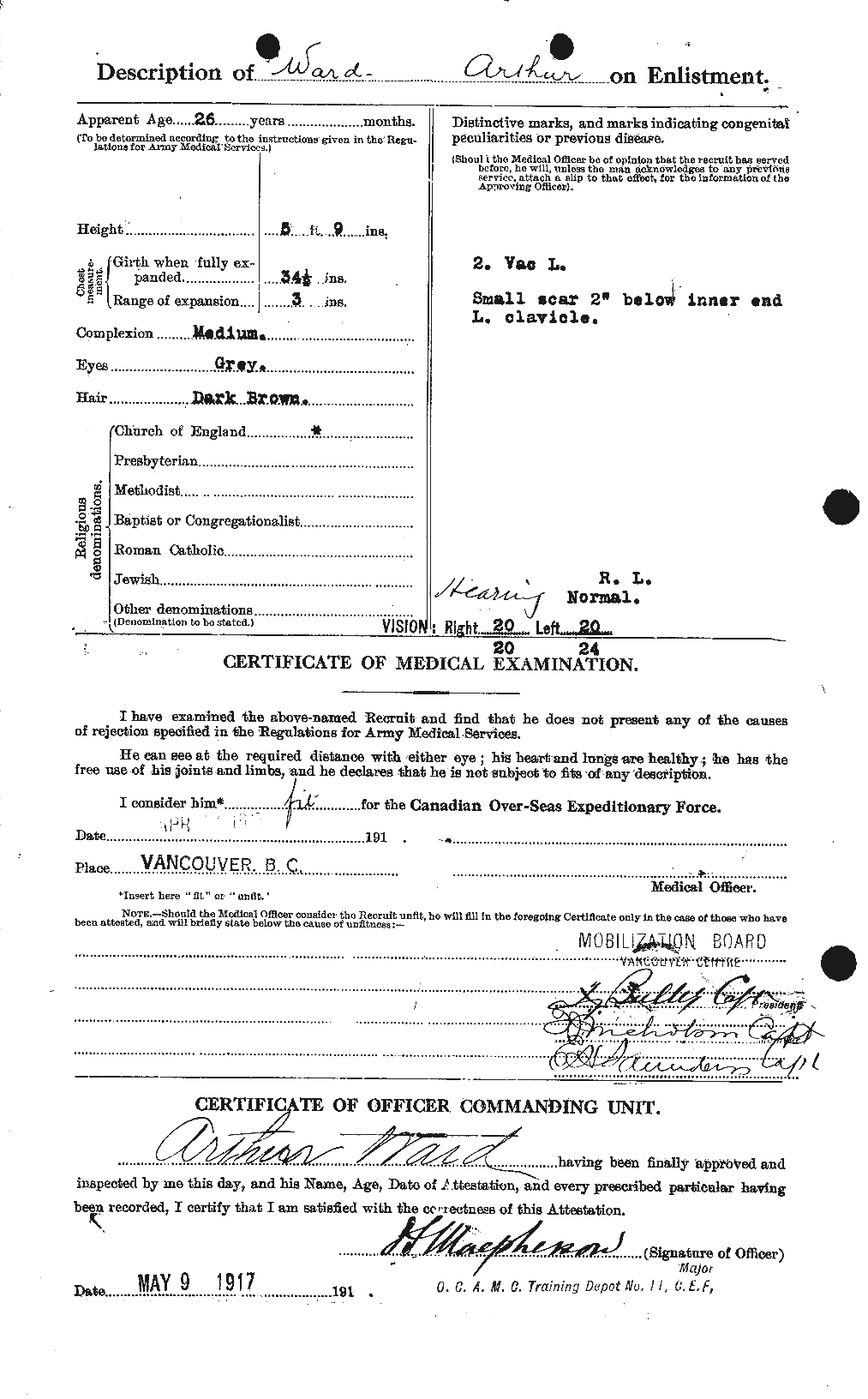 Personnel Records of the First World War - CEF 655146b