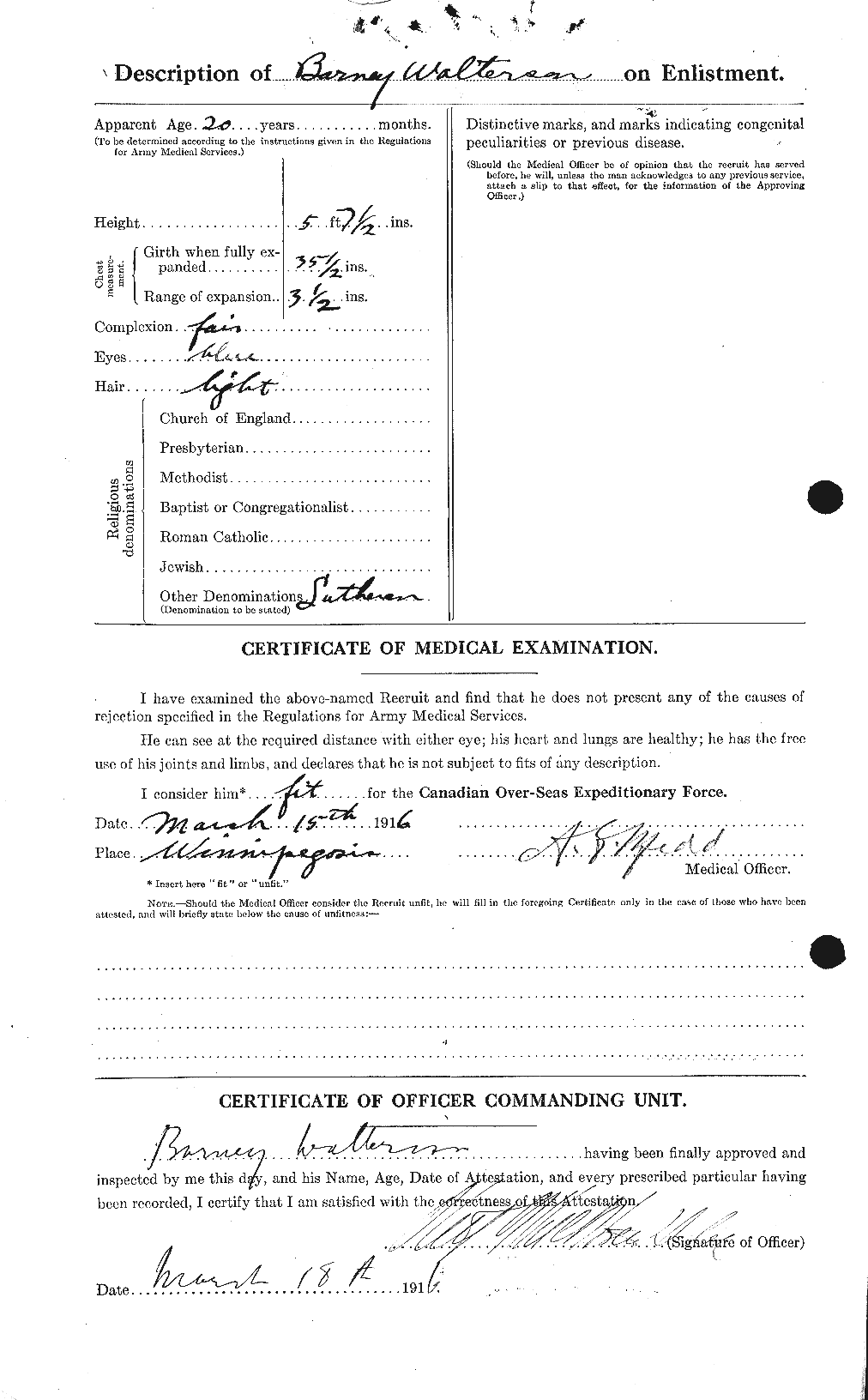 Personnel Records of the First World War - CEF 655484b