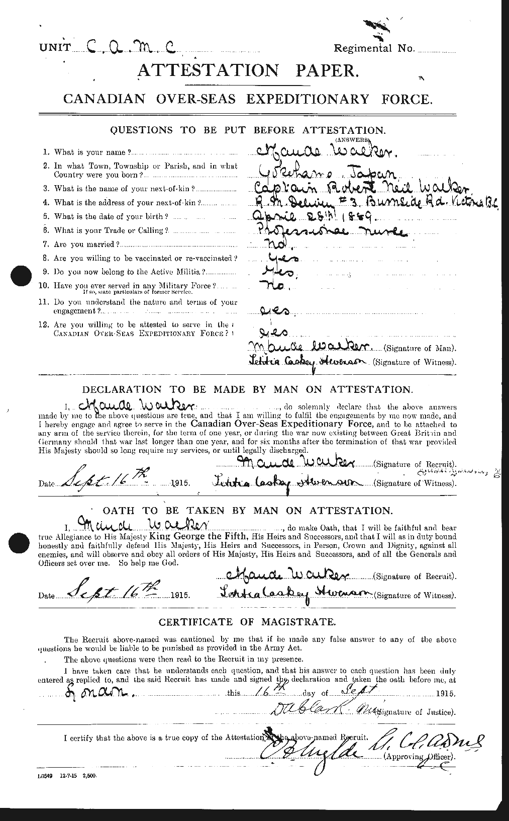 Personnel Records of the First World War - CEF 655579a