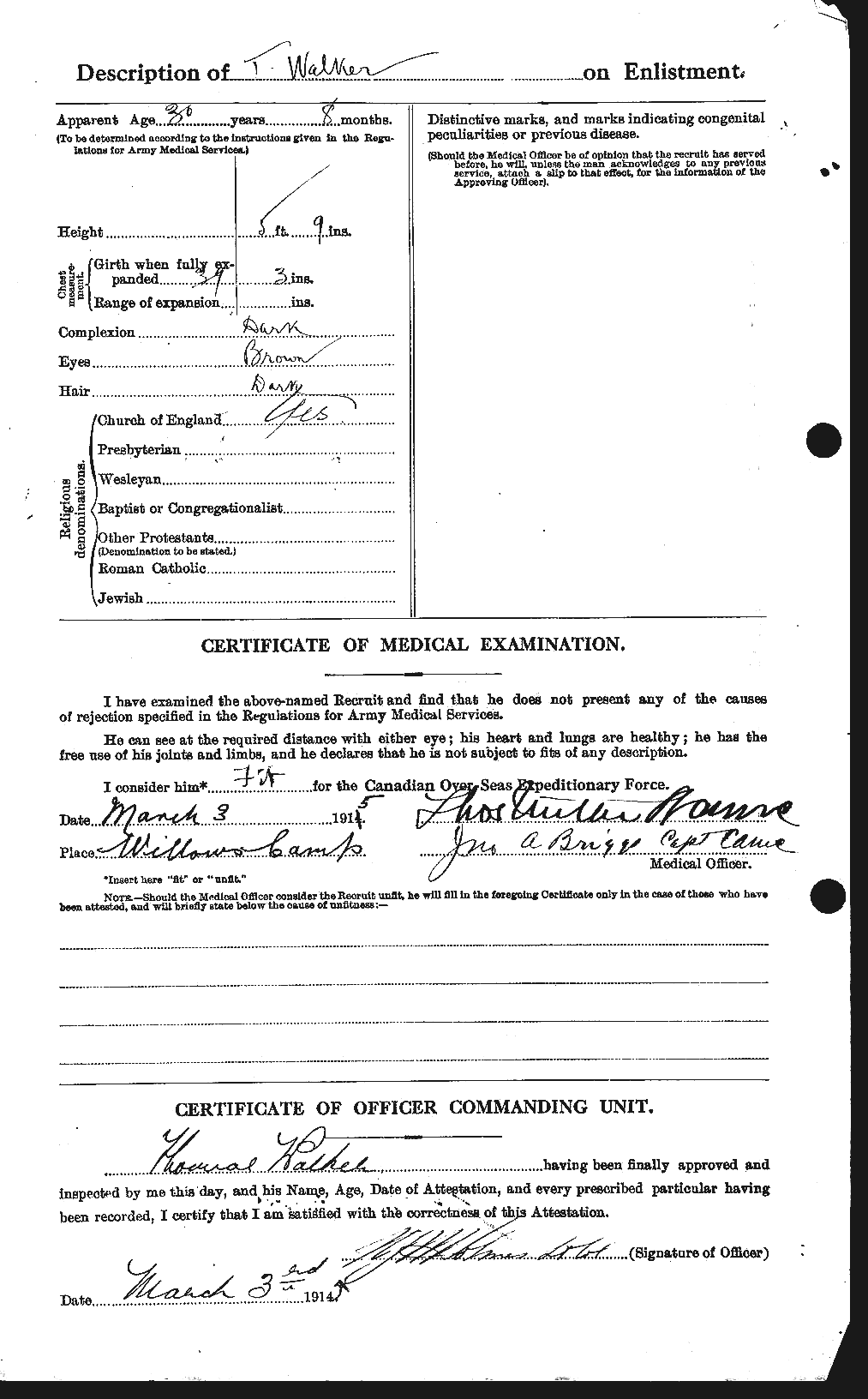 Personnel Records of the First World War - CEF 655797b