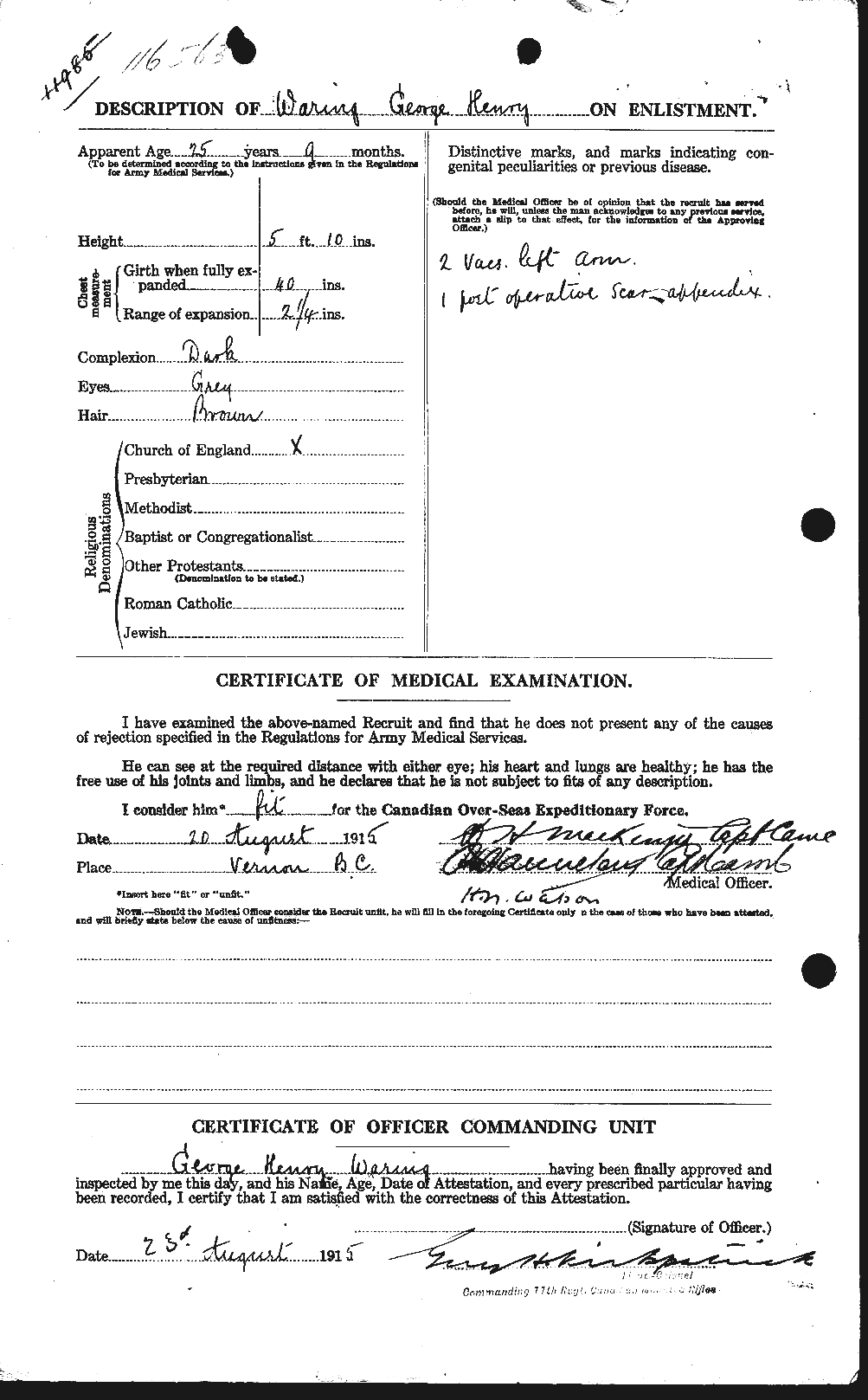 Personnel Records of the First World War - CEF 656358b