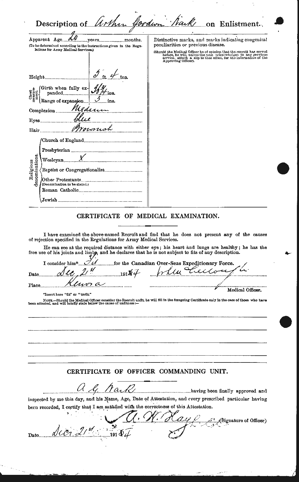 Personnel Records of the First World War - CEF 657168b