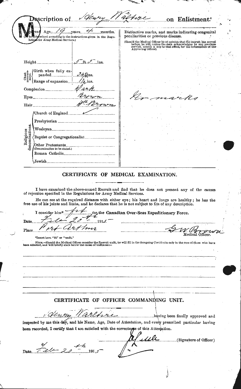 Personnel Records of the First World War - CEF 657210b