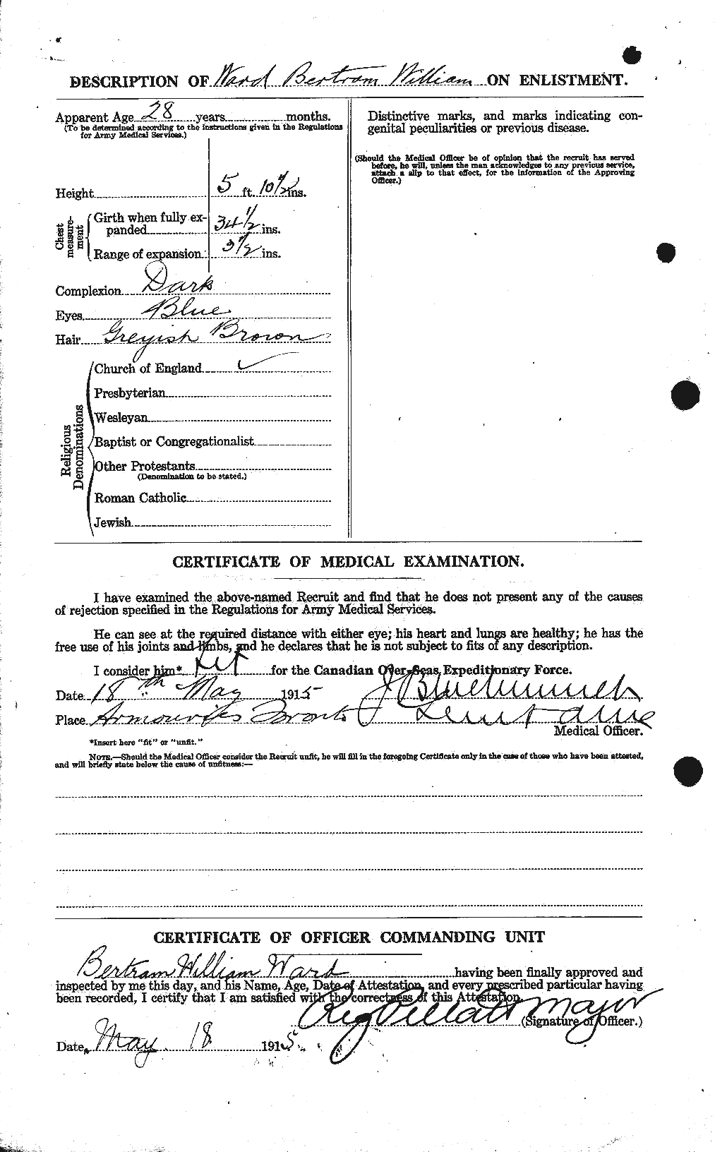 Personnel Records of the First World War - CEF 657548b