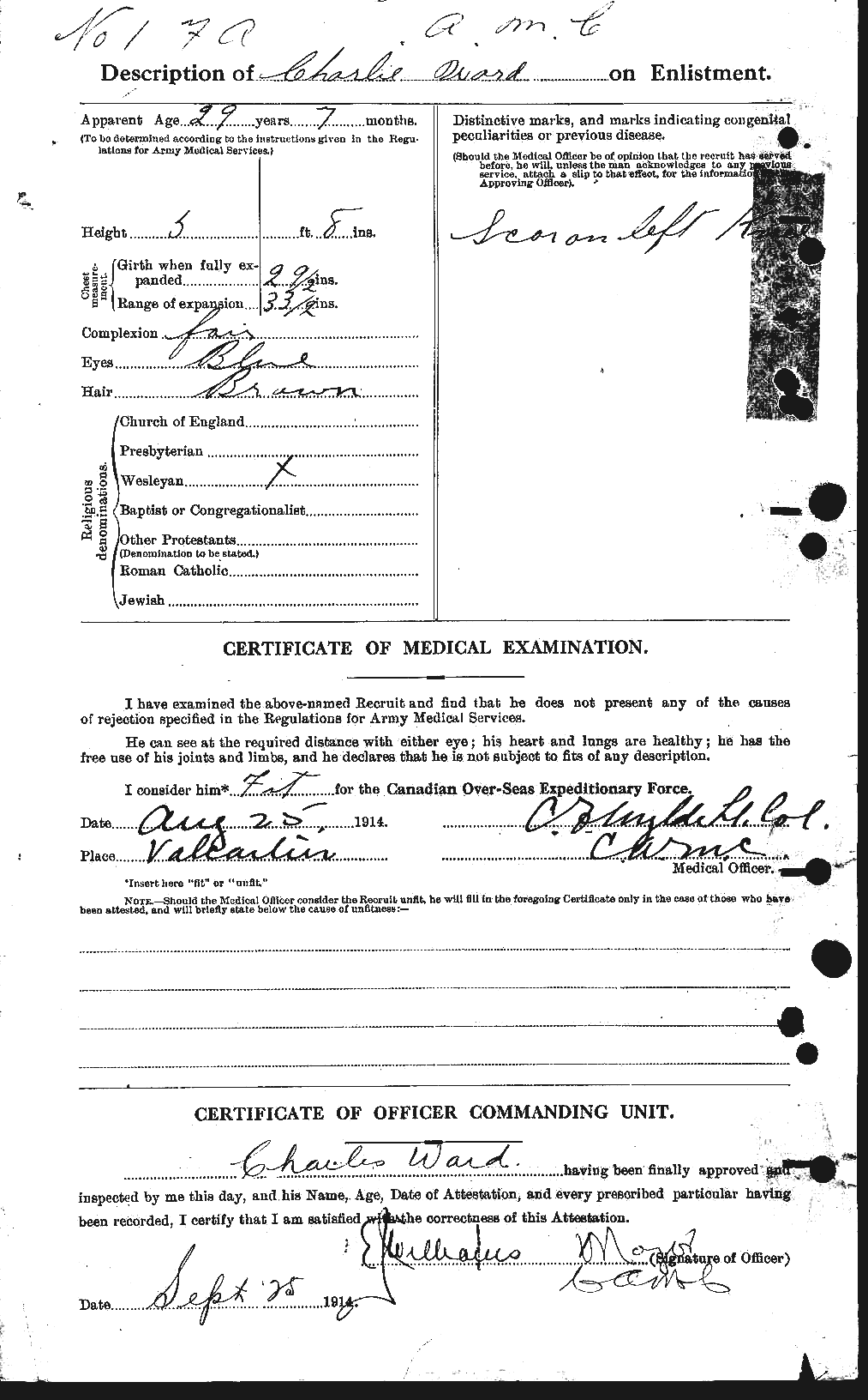 Personnel Records of the First World War - CEF 657568b