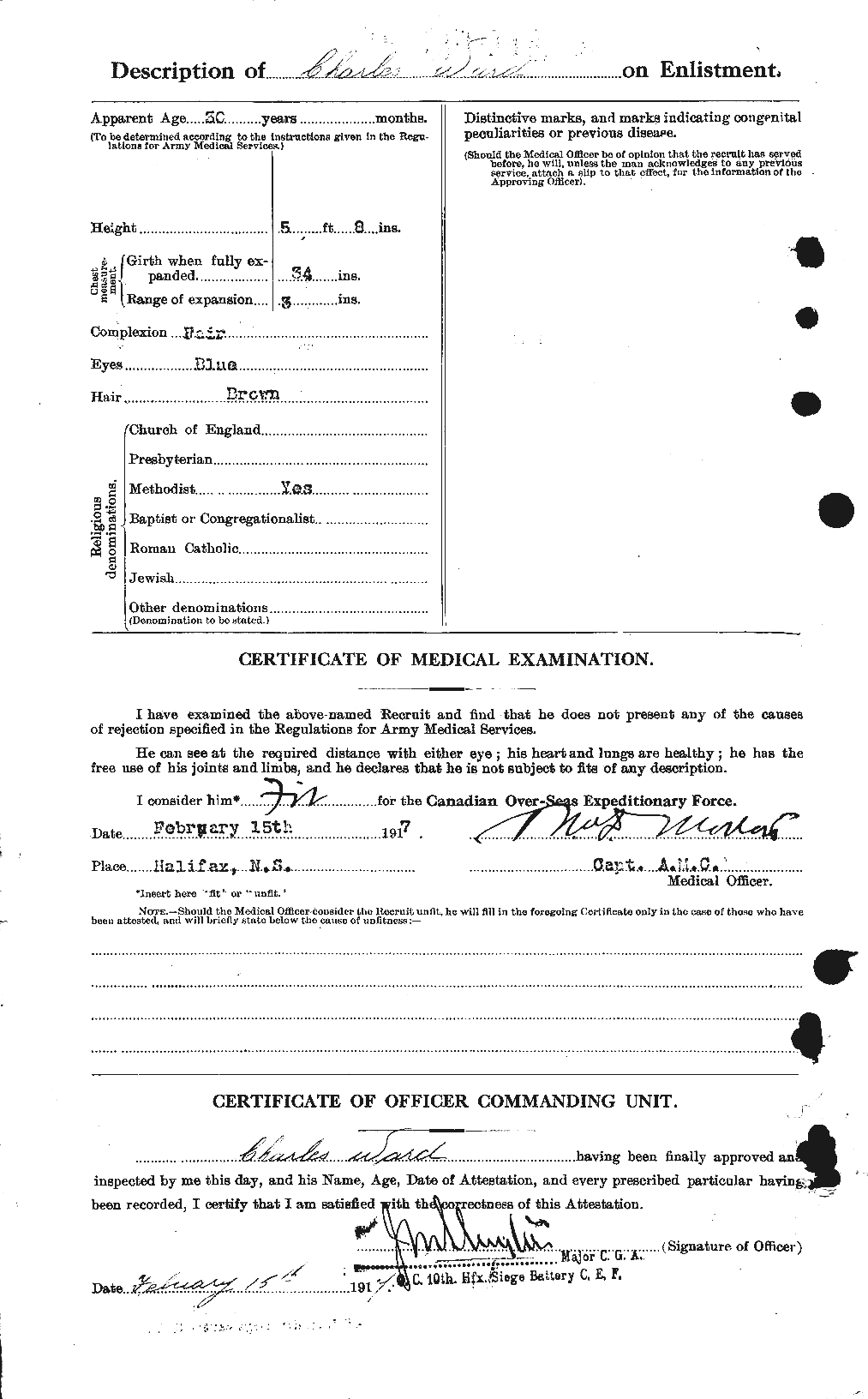 Personnel Records of the First World War - CEF 657569b