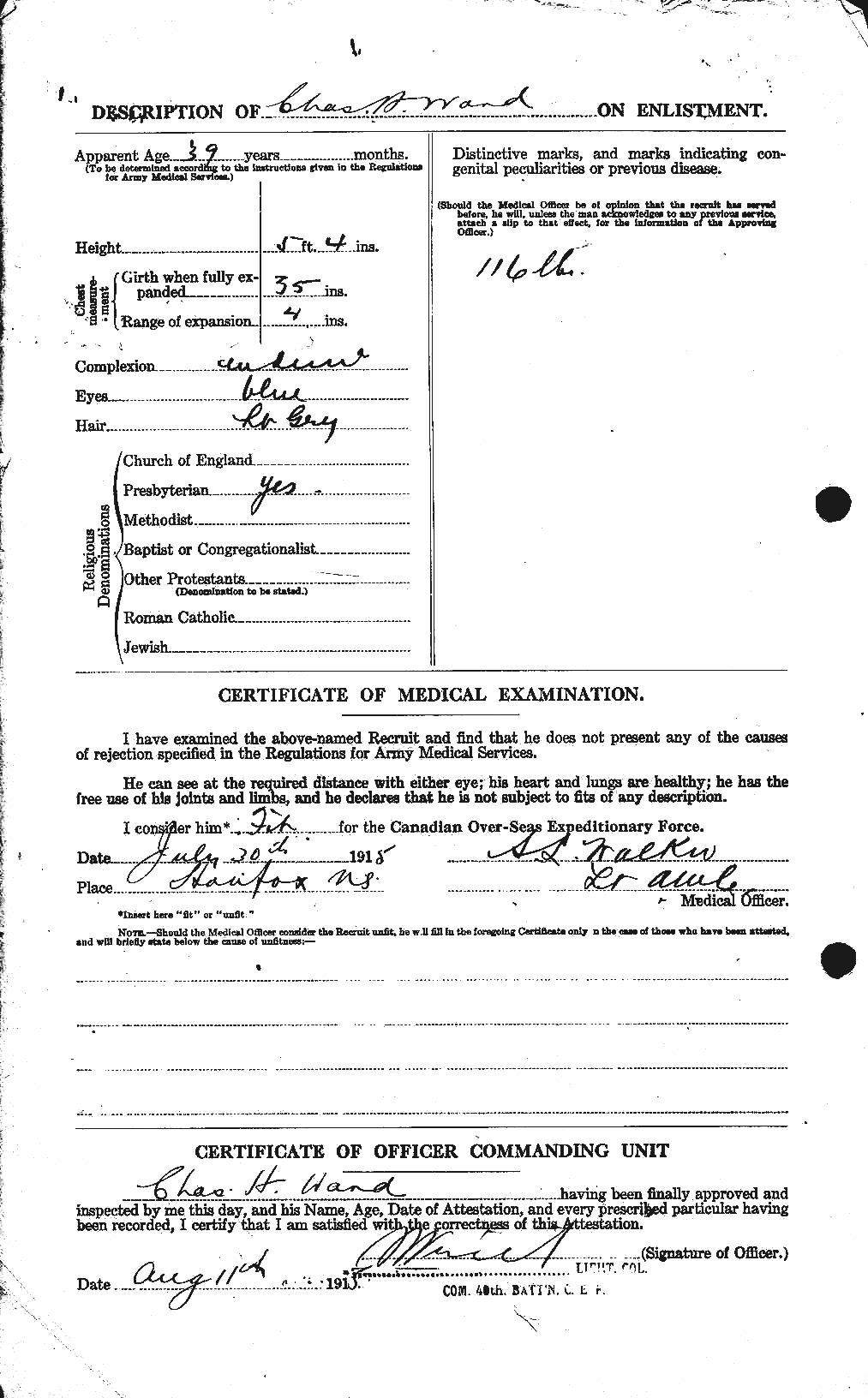 Personnel Records of the First World War - CEF 657582b