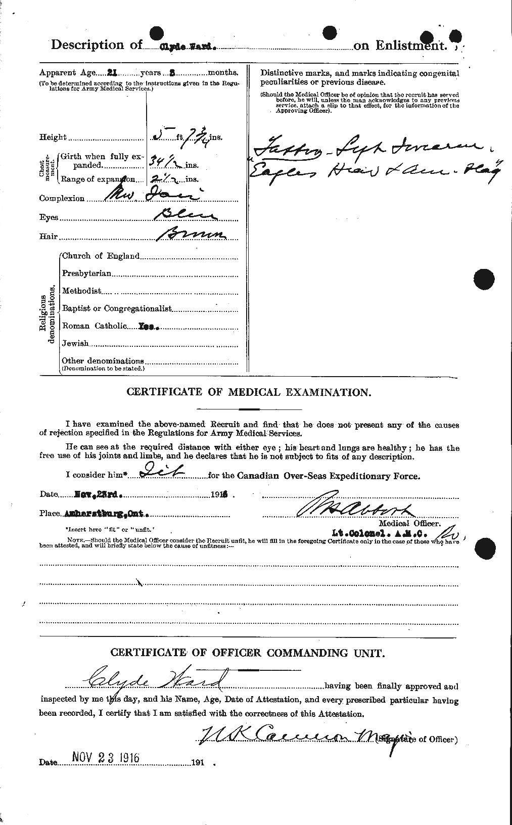 Personnel Records of the First World War - CEF 657610b