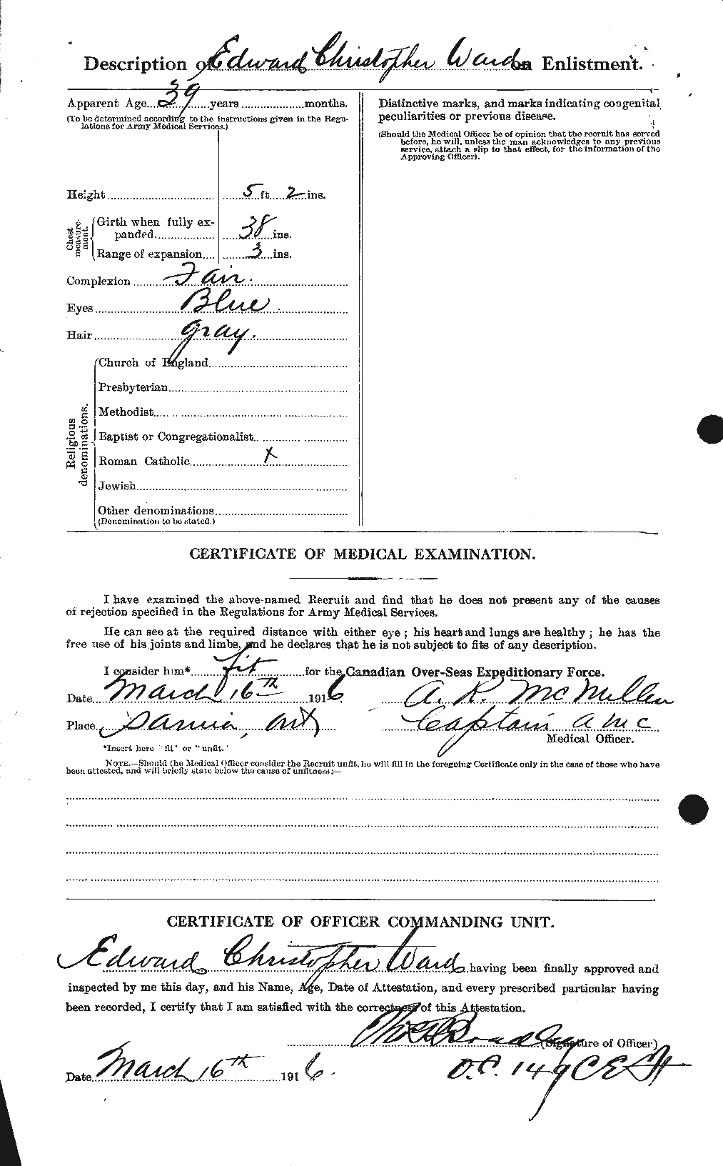 Personnel Records of the First World War - CEF 657649b