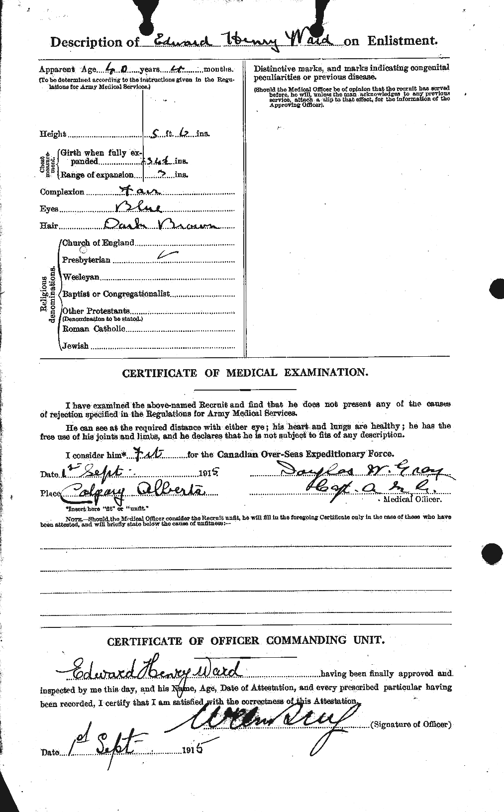 Personnel Records of the First World War - CEF 657651b