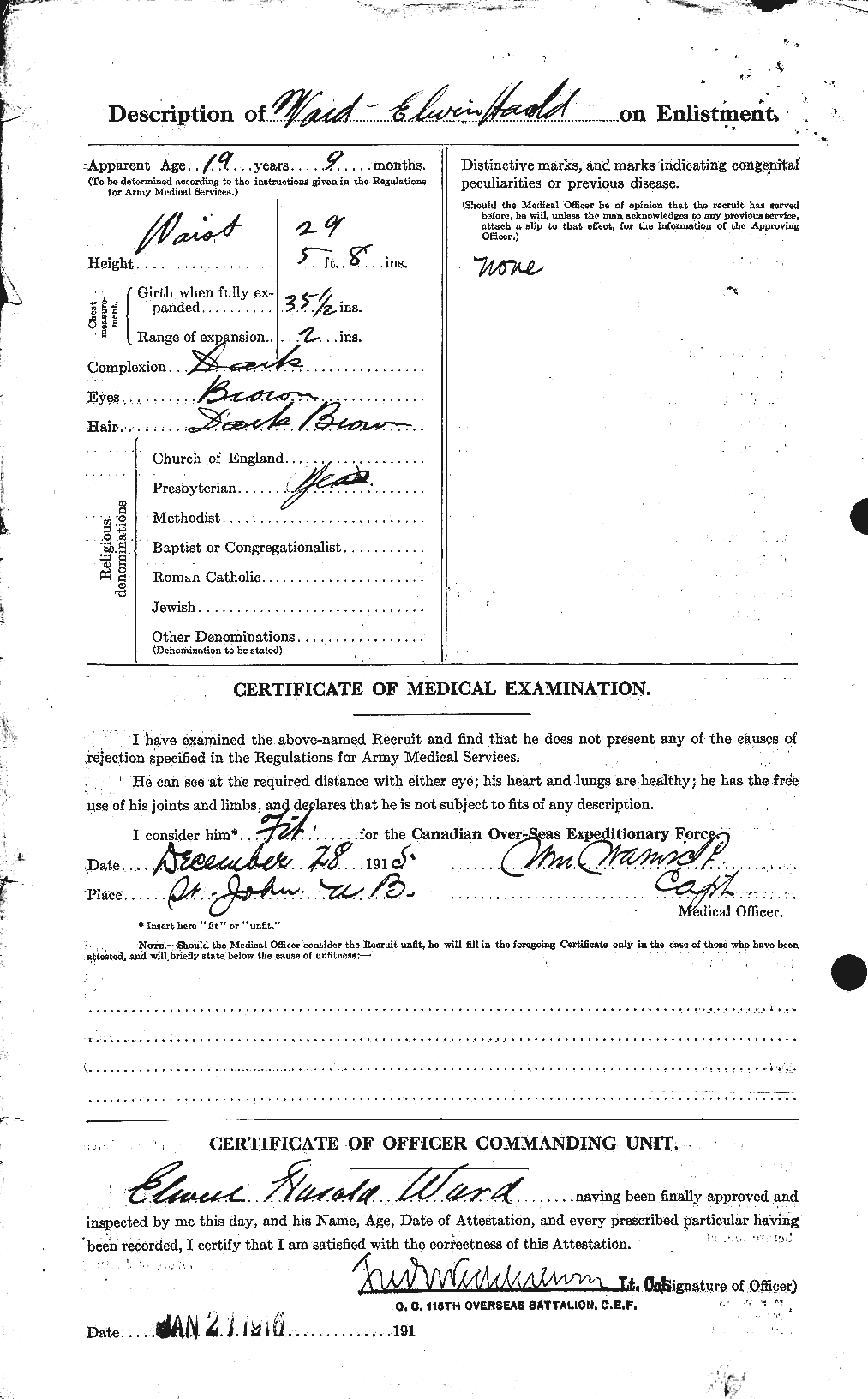 Personnel Records of the First World War - CEF 657660b