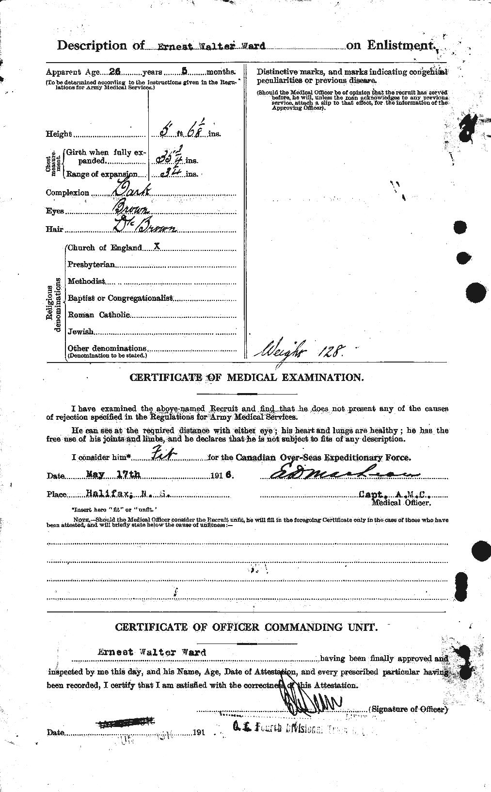 Personnel Records of the First World War - CEF 657673b