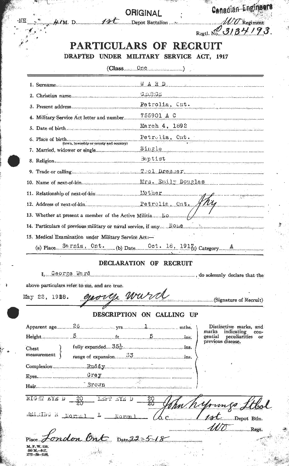 Personnel Records of the First World War - CEF 657736a