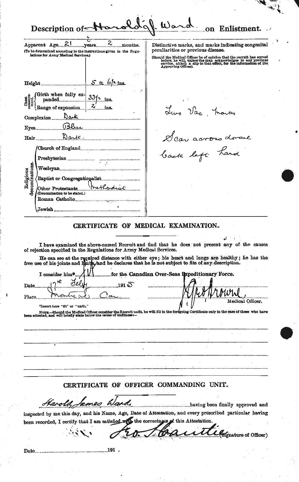Personnel Records of the First World War - CEF 657802b