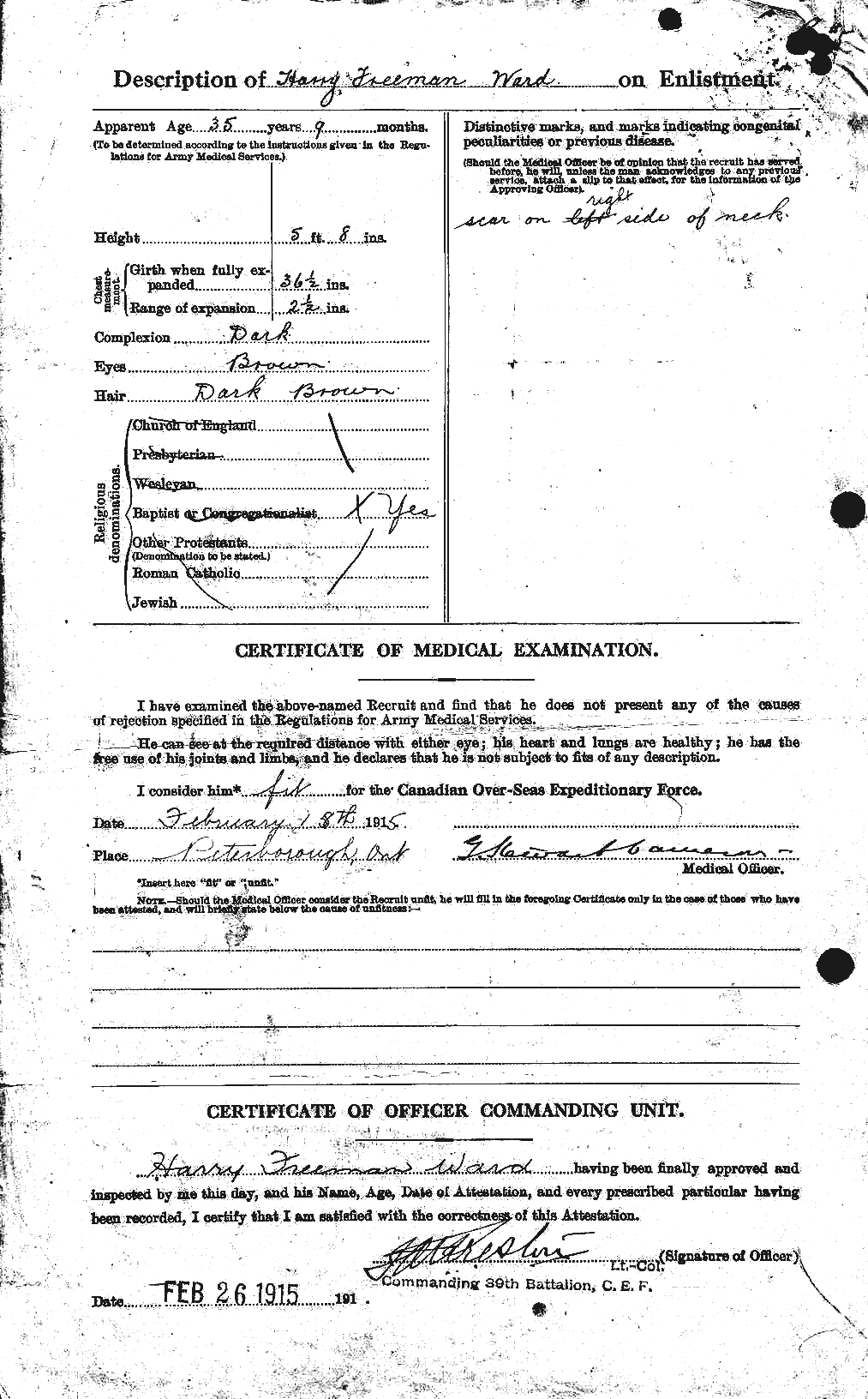 Personnel Records of the First World War - CEF 657813b
