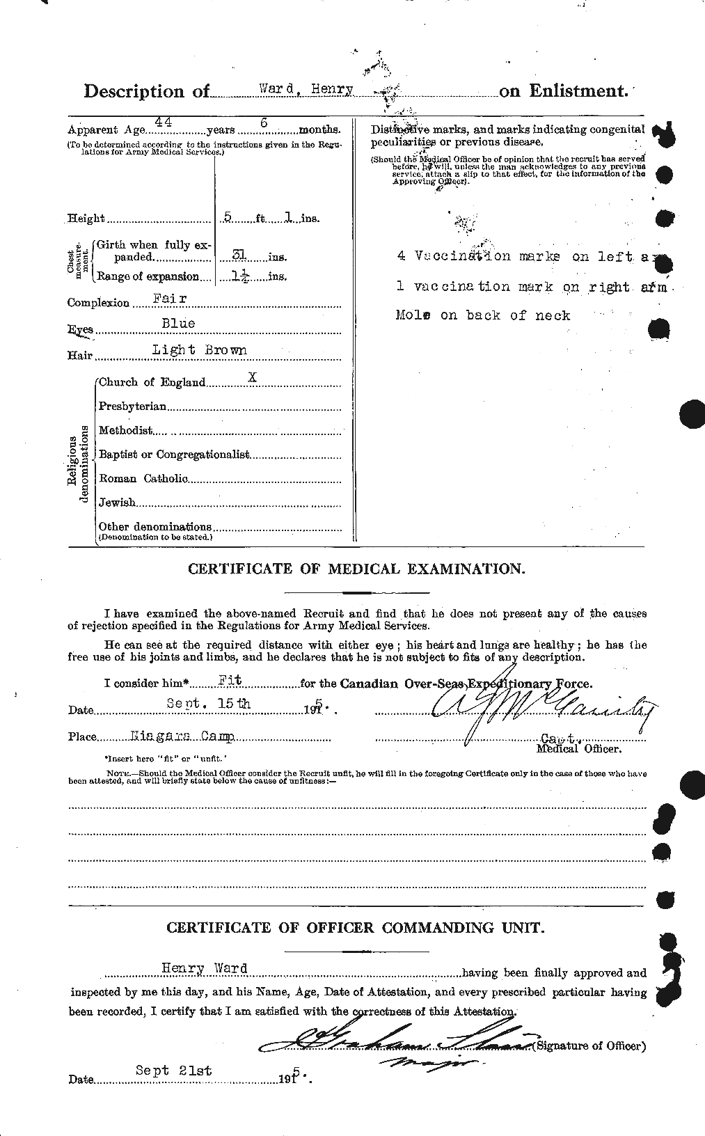 Personnel Records of the First World War - CEF 657819b