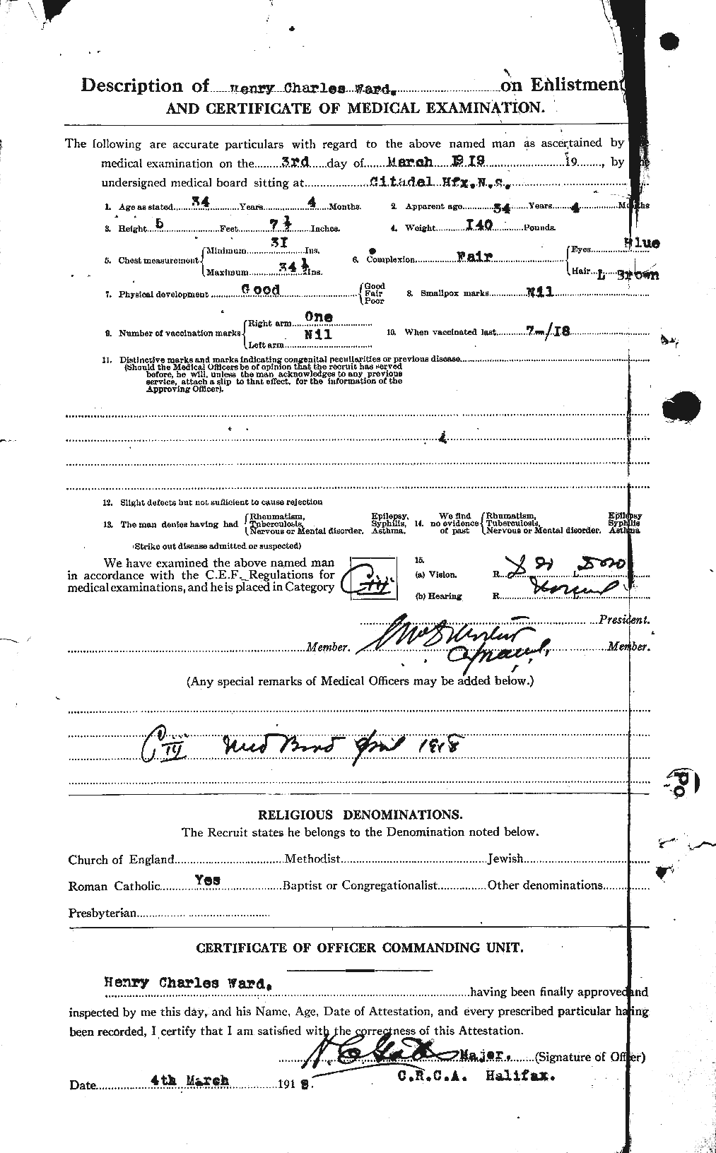 Personnel Records of the First World War - CEF 657831b
