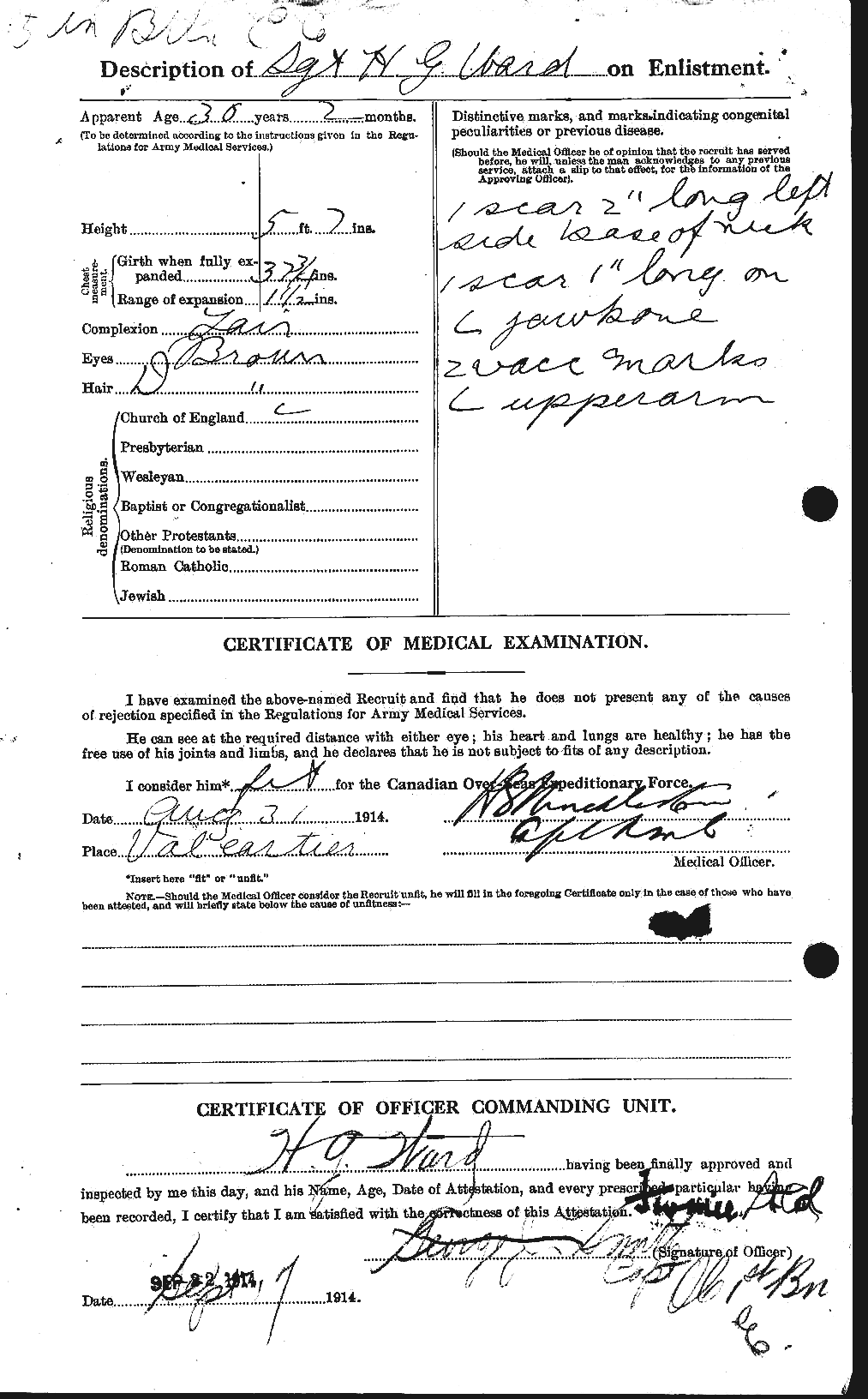 Personnel Records of the First World War - CEF 657837b