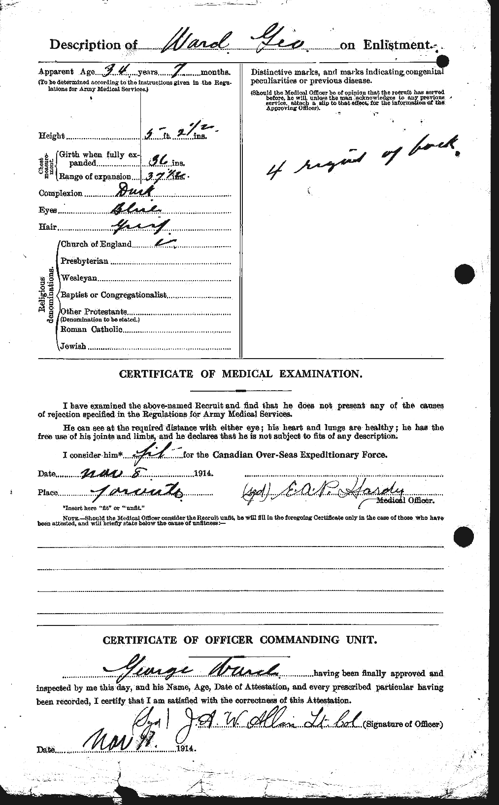 Personnel Records of the First World War - CEF 657853b