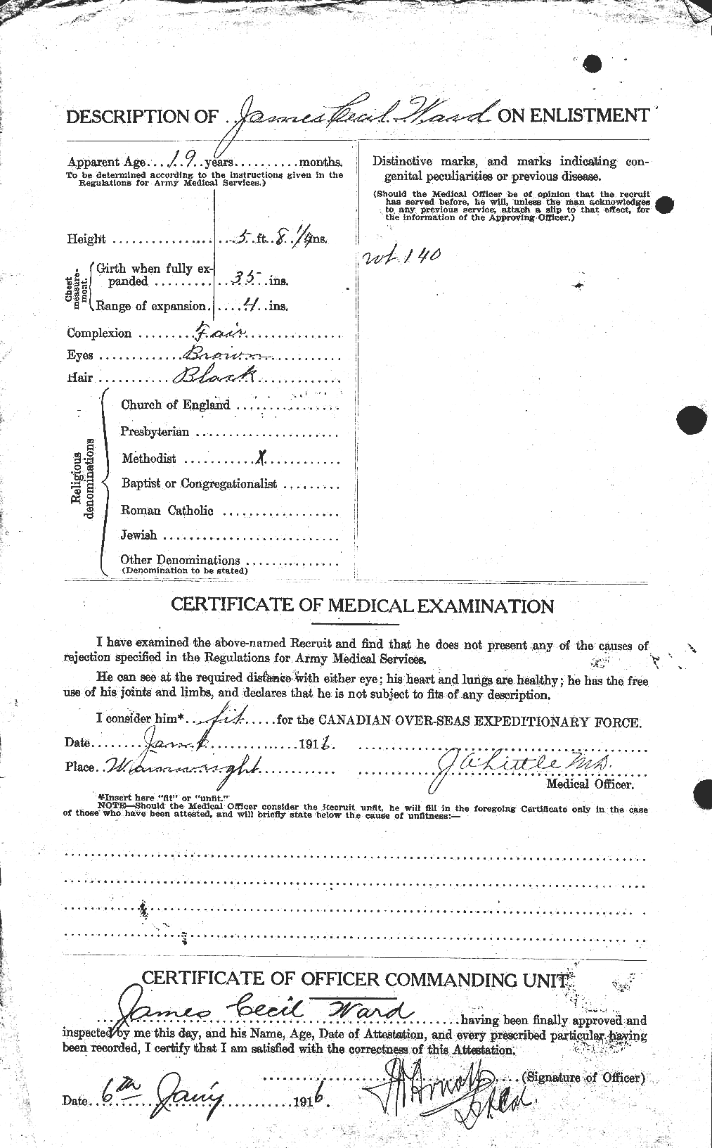 Personnel Records of the First World War - CEF 657899b