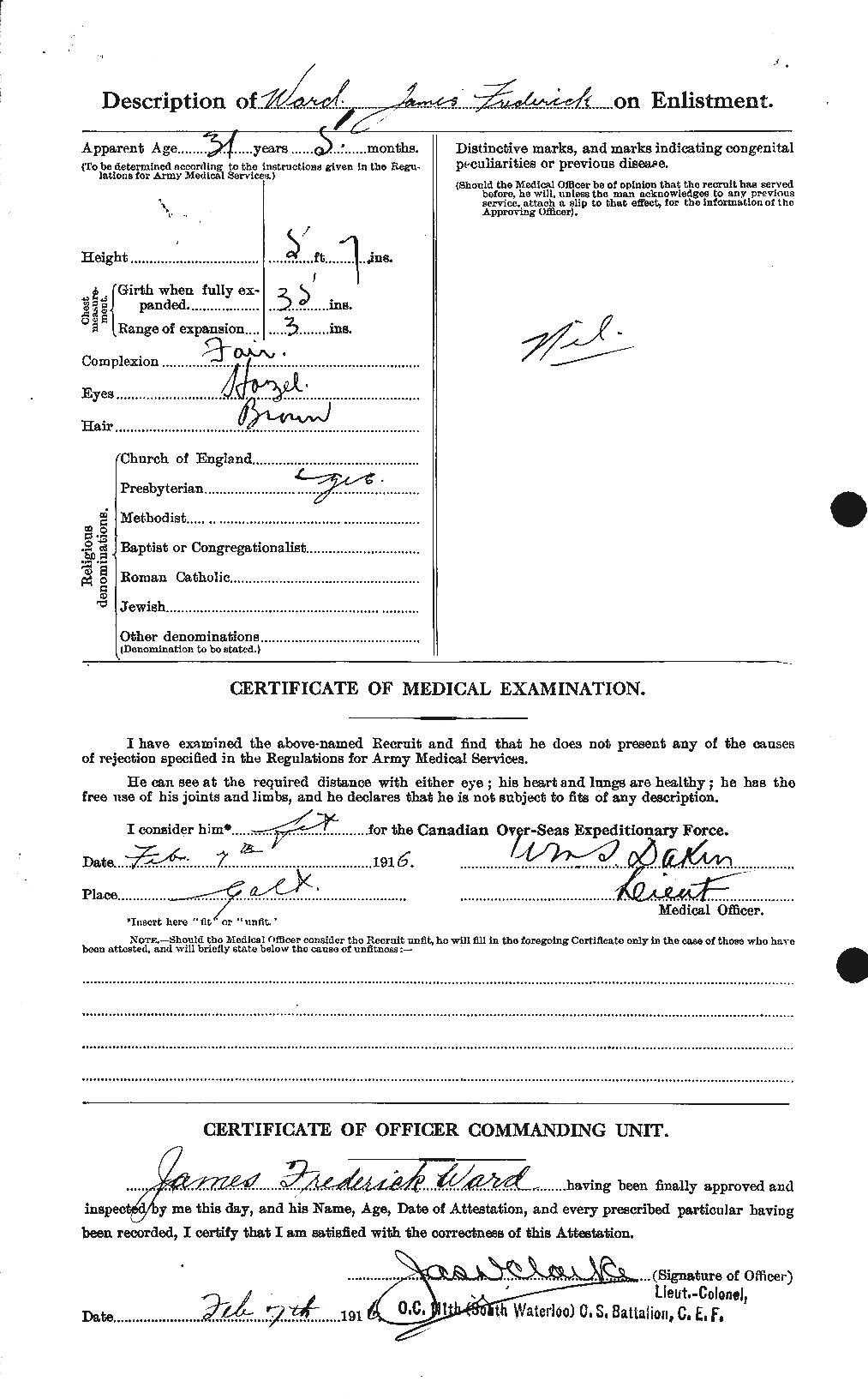 Personnel Records of the First World War - CEF 657905b