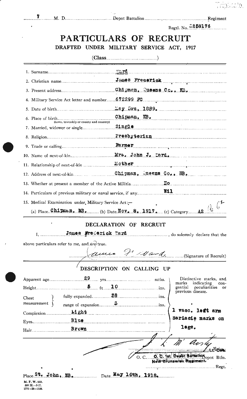Personnel Records of the First World War - CEF 657906a