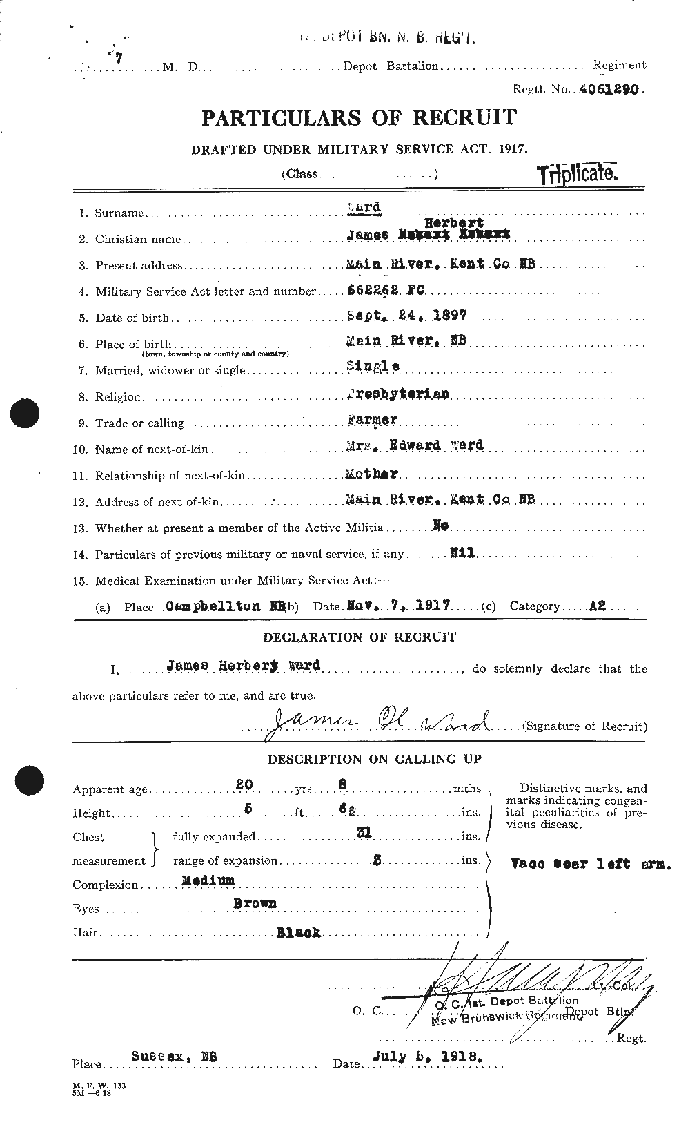 Personnel Records of the First World War - CEF 657912a