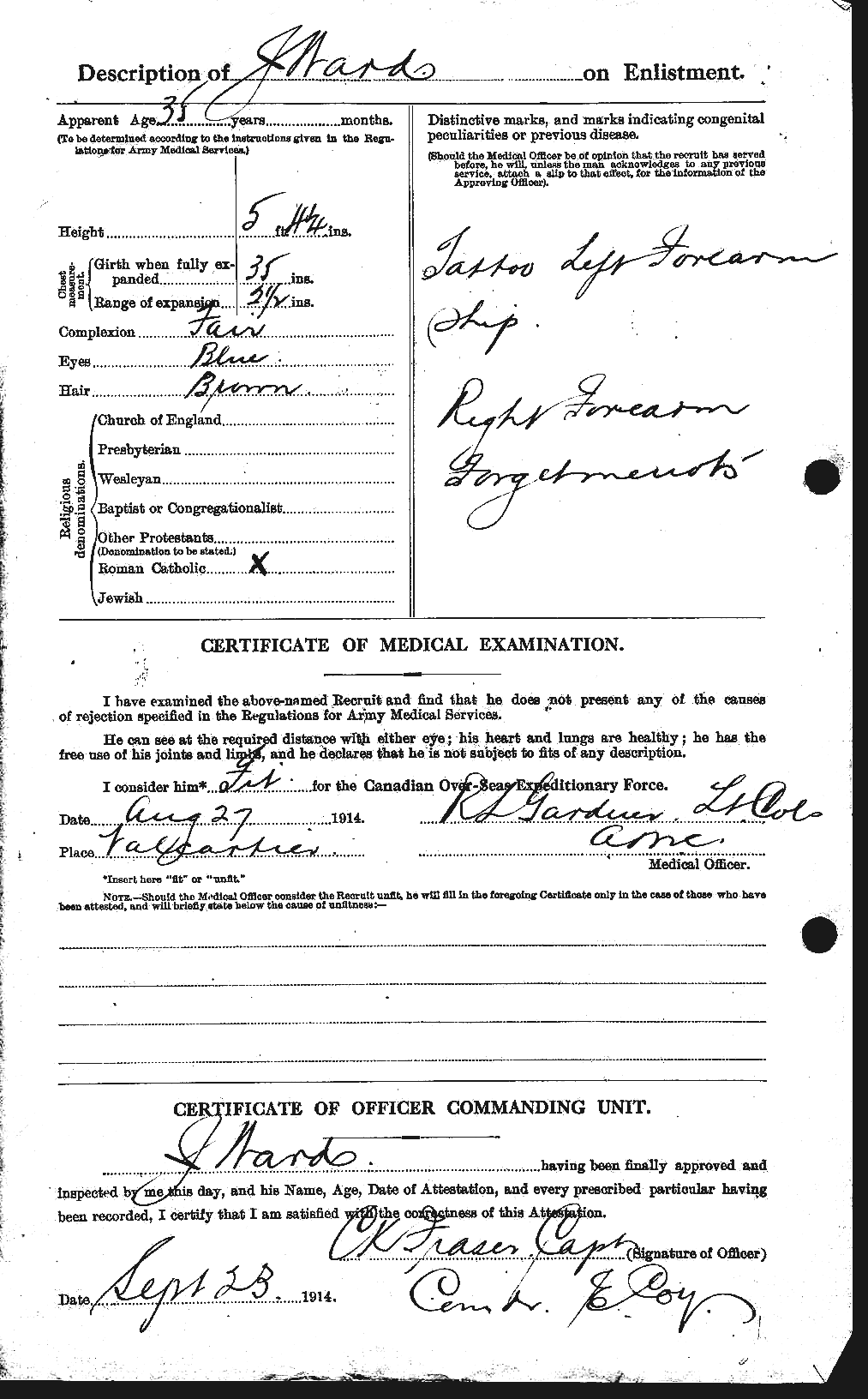 Personnel Records of the First World War - CEF 657925b