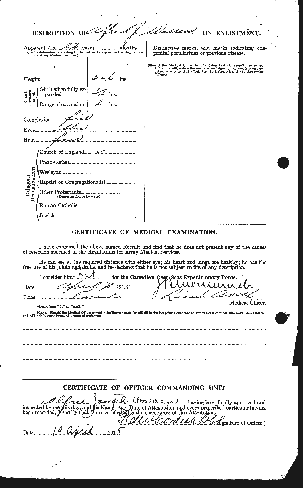 Personnel Records of the First World War - CEF 658349b