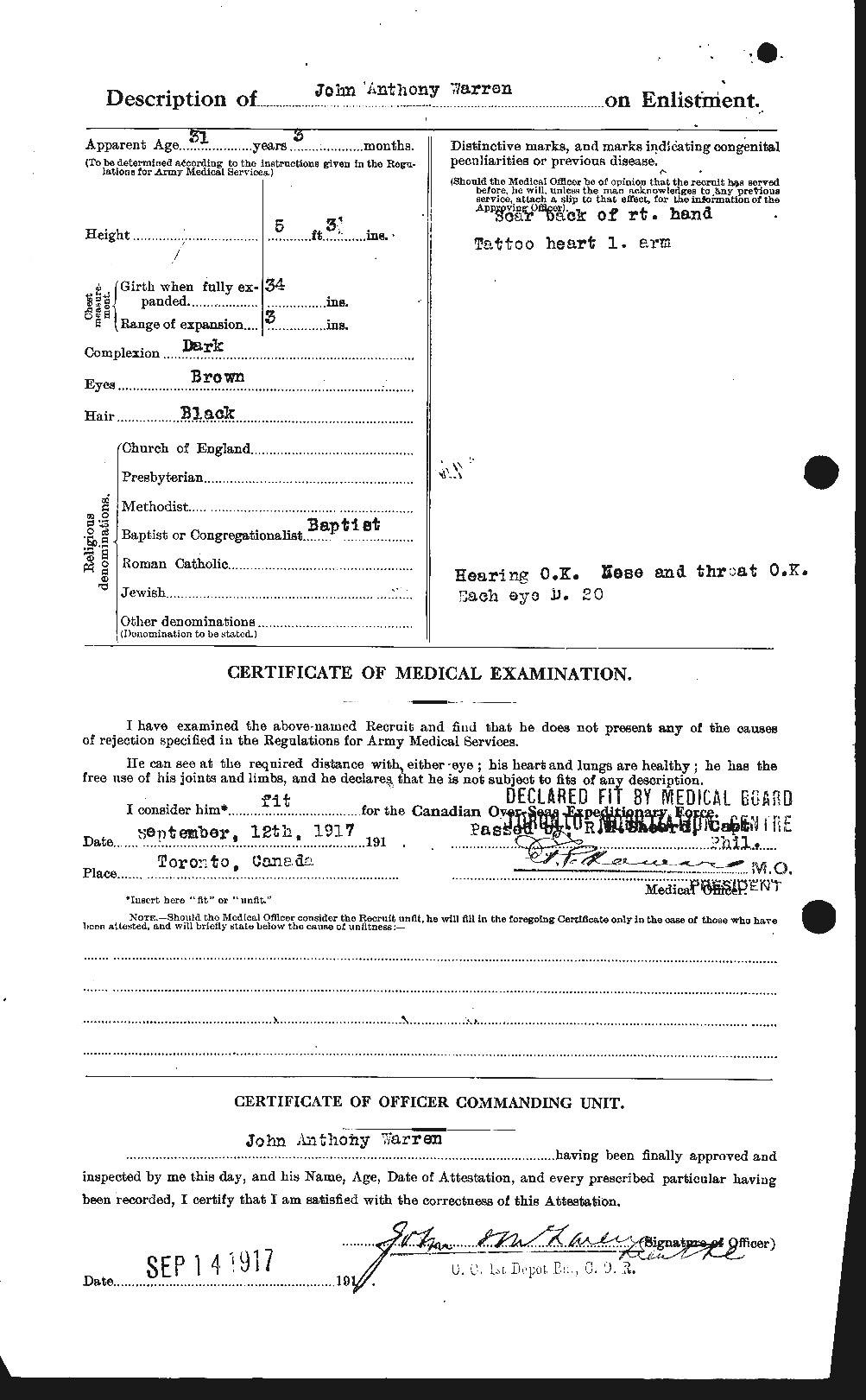 Personnel Records of the First World War - CEF 658547b